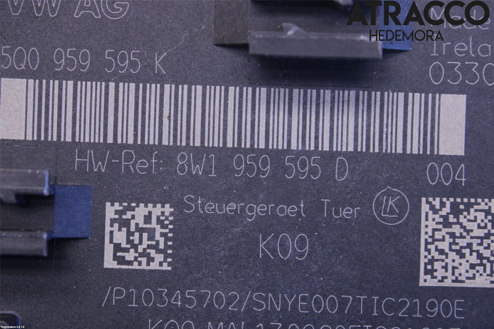 Audi Q3 F3 19- Styrenhet Dörr