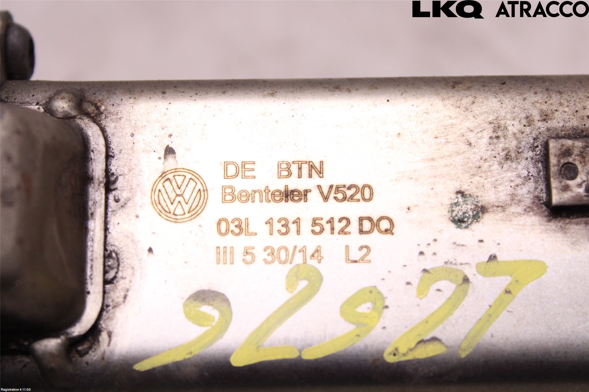 Volkswagen VW PASSAT 11-14 Avgaskylare