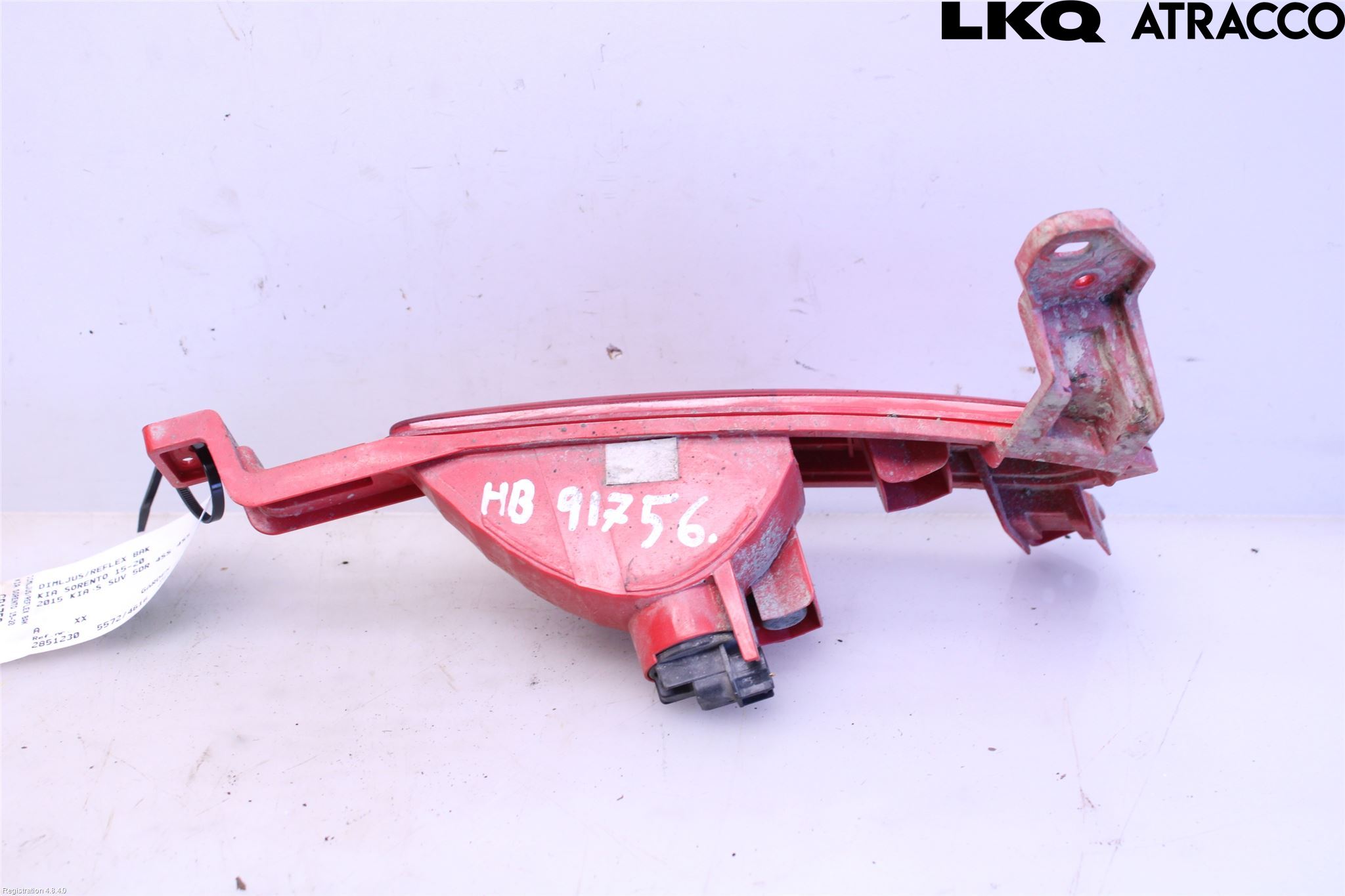 Kia SORENTO 15-20 Dimljus/Reflex Bak