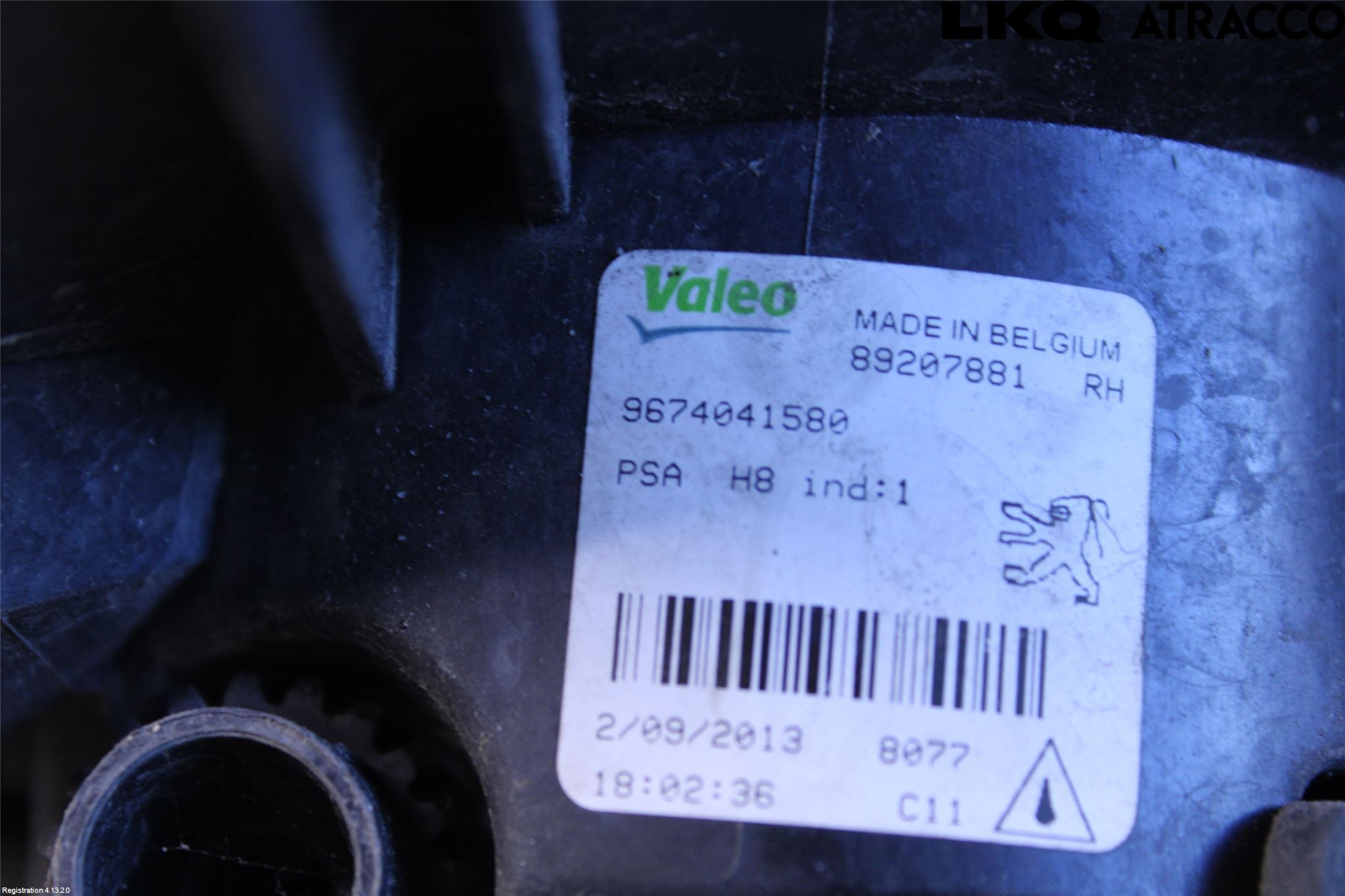 Peugeot 308 08-13 Dimljus-Varselljus Fram