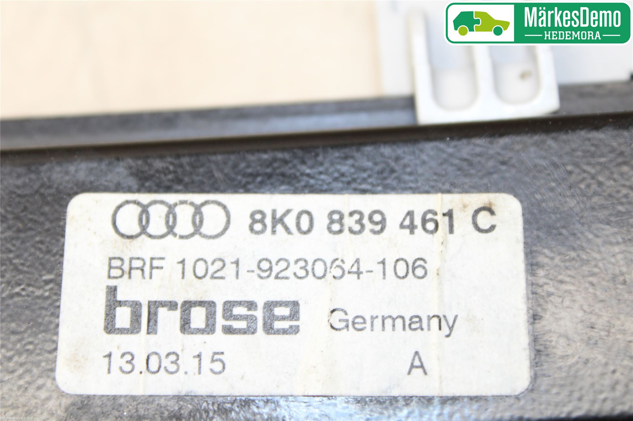 Audi A4 12-15 Fönsterhiss El Kompl