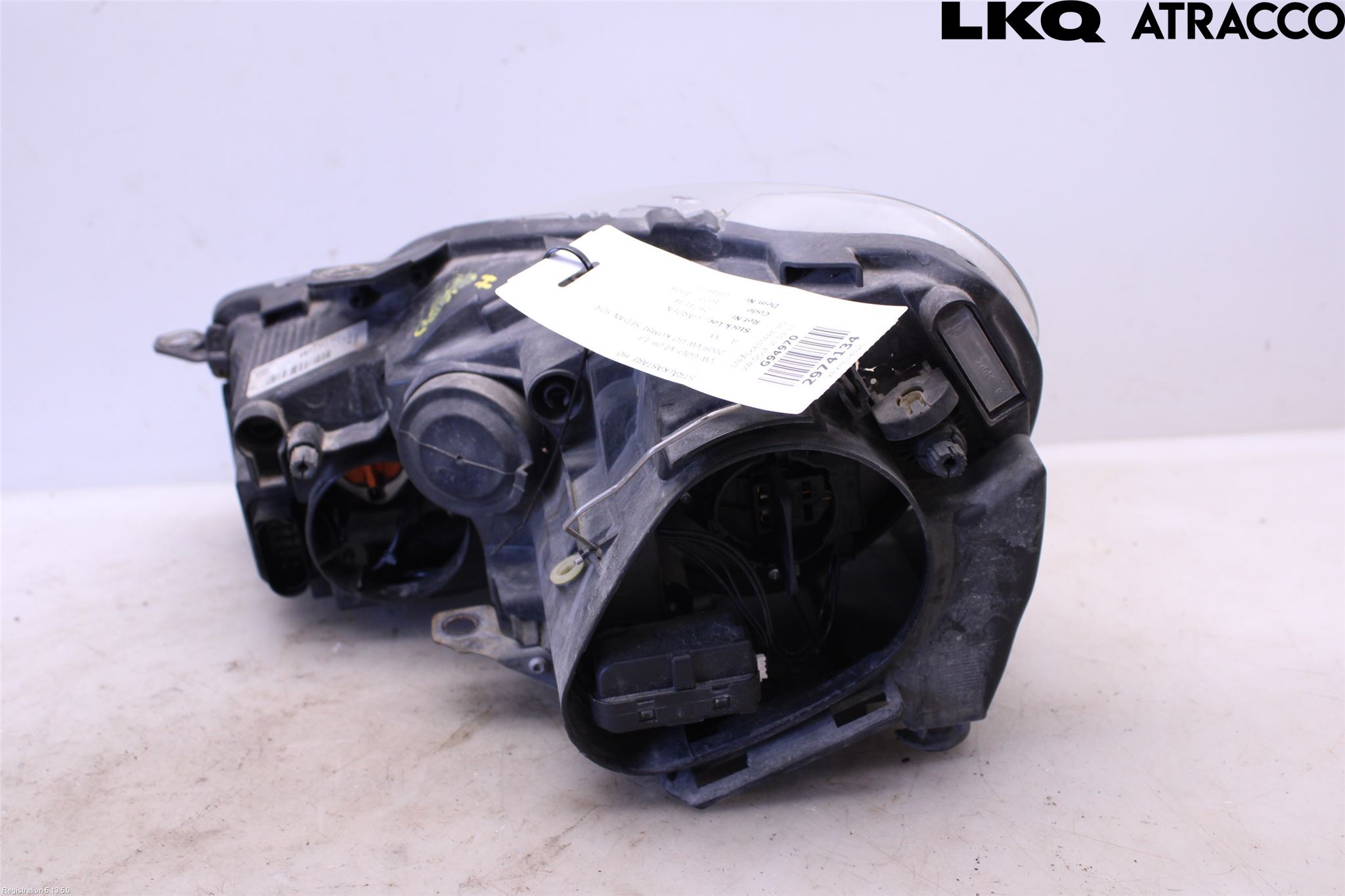 Volkswagen VW GOLF VI 09-13 Strålkastare Höger
