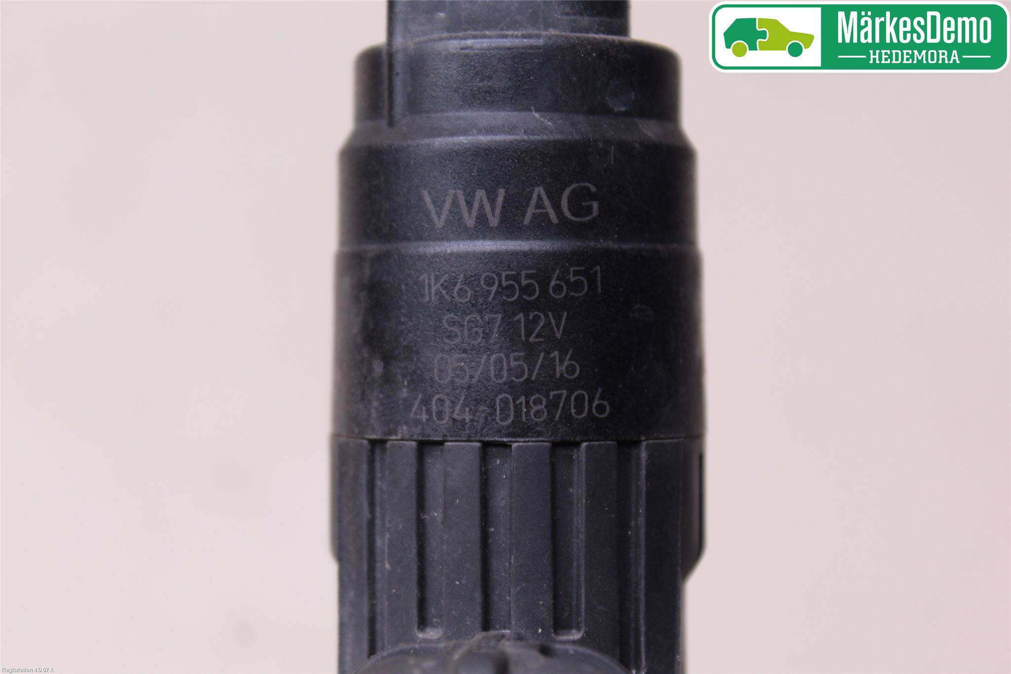 Volkswagen VW UP! / E-UP! Spolarpump Vindruta