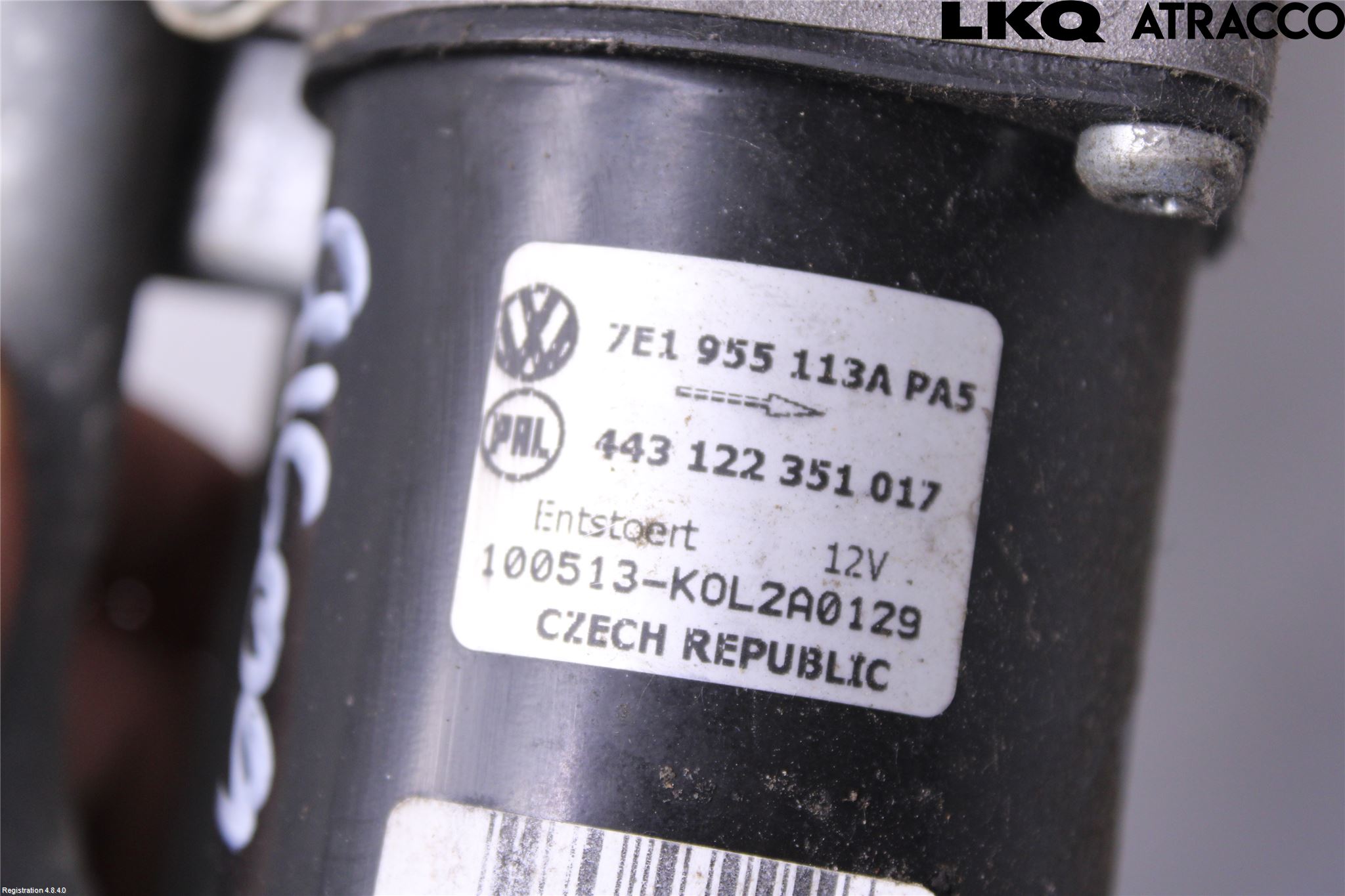 Volkswagen VW TRANSP/CARAVELLE (T5) 04-15 Torkarmekanism Vindruta
