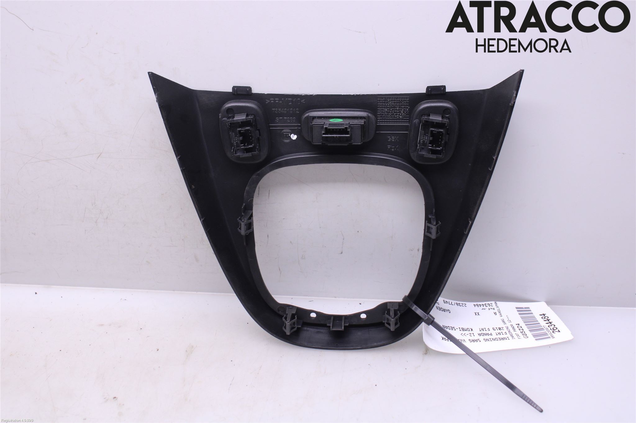 Fiat PANDA 12- Inredning Sarg Växelspak