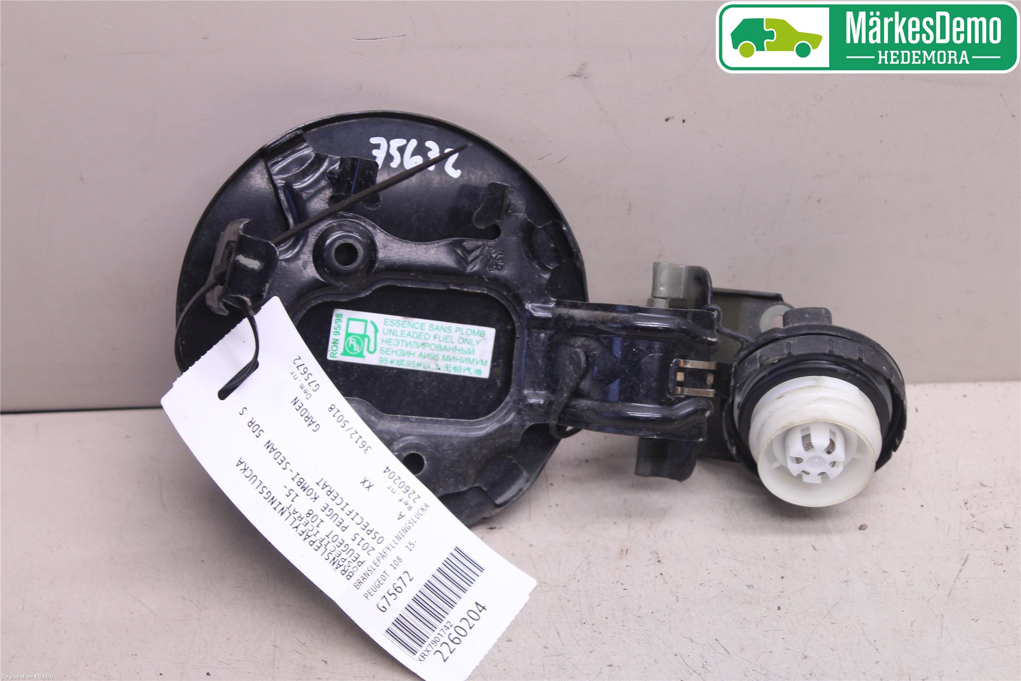 Peugeot 108 15-22 Tanklucka