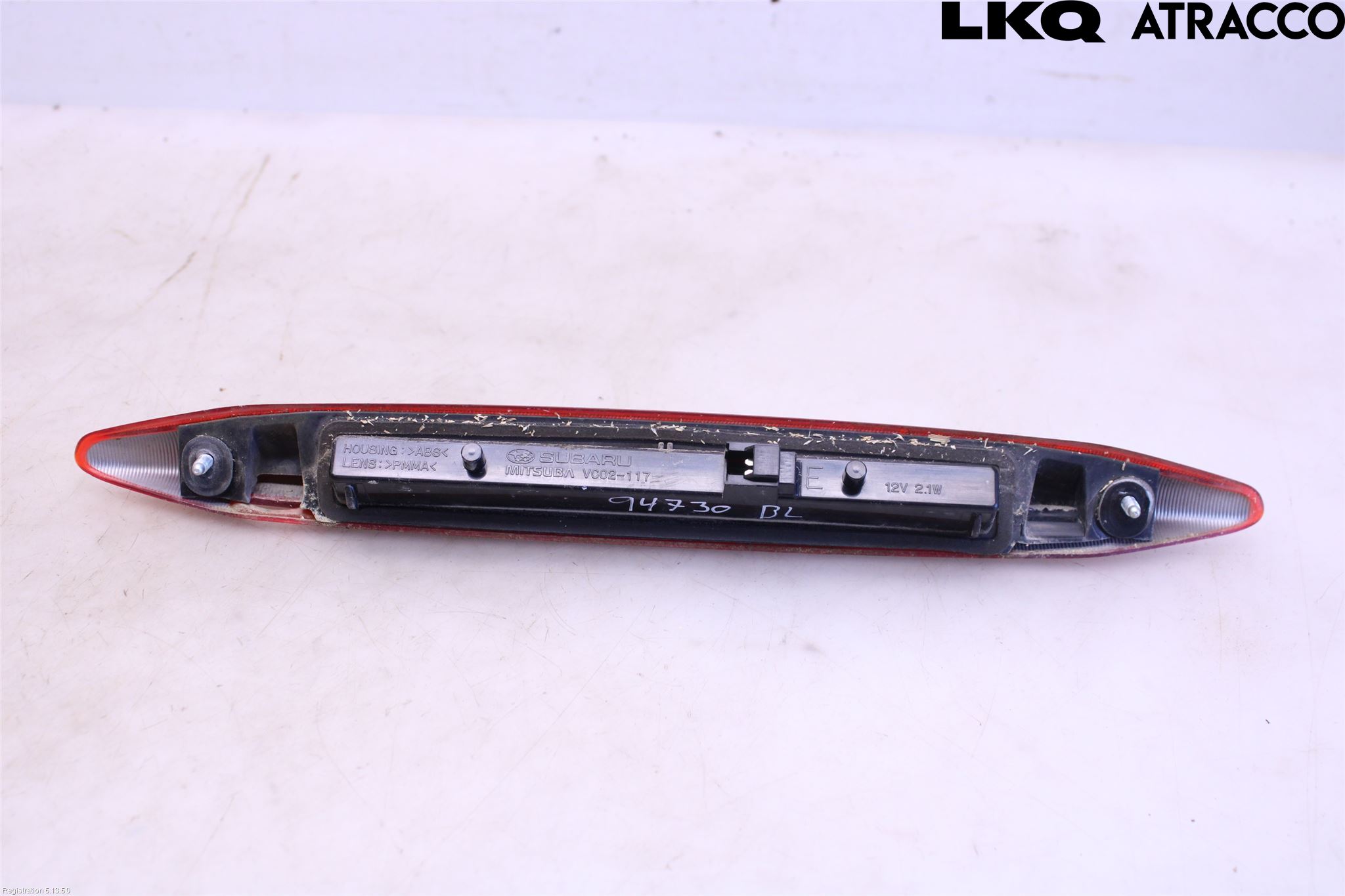Subaru OUTBACK 10-15 Bromsljus Bakruta