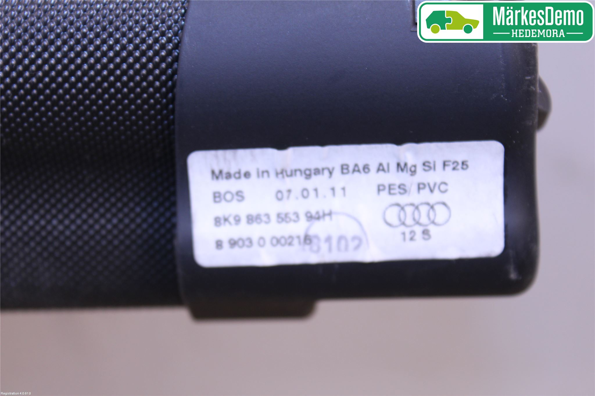 Audi A4/S4 08-11 Insynskydd