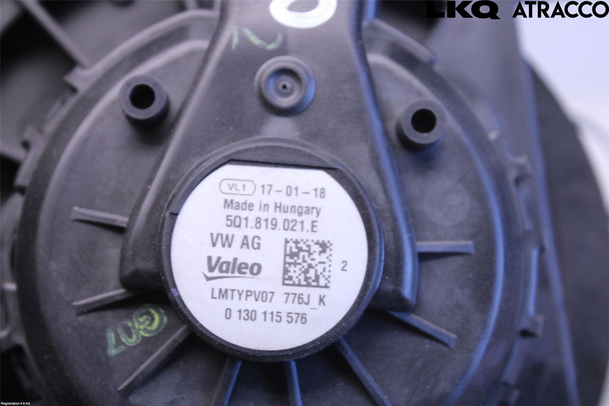 Volkswagen VW GOLF / E-GOLF VII 13-20 Ac Värmefläkt