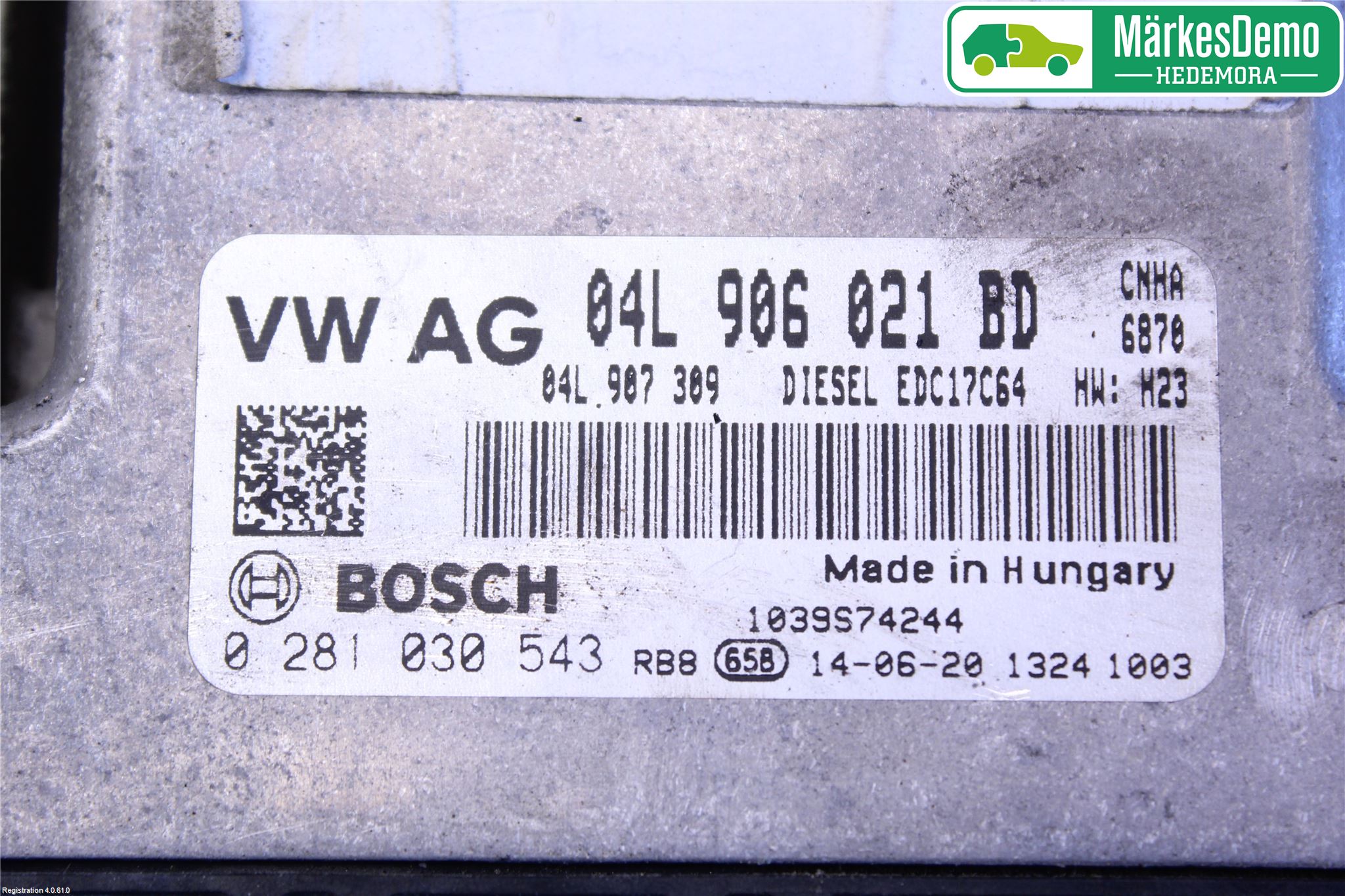 Audi A6/S6 4G 11-18 Styrenhet Insprut Bensin