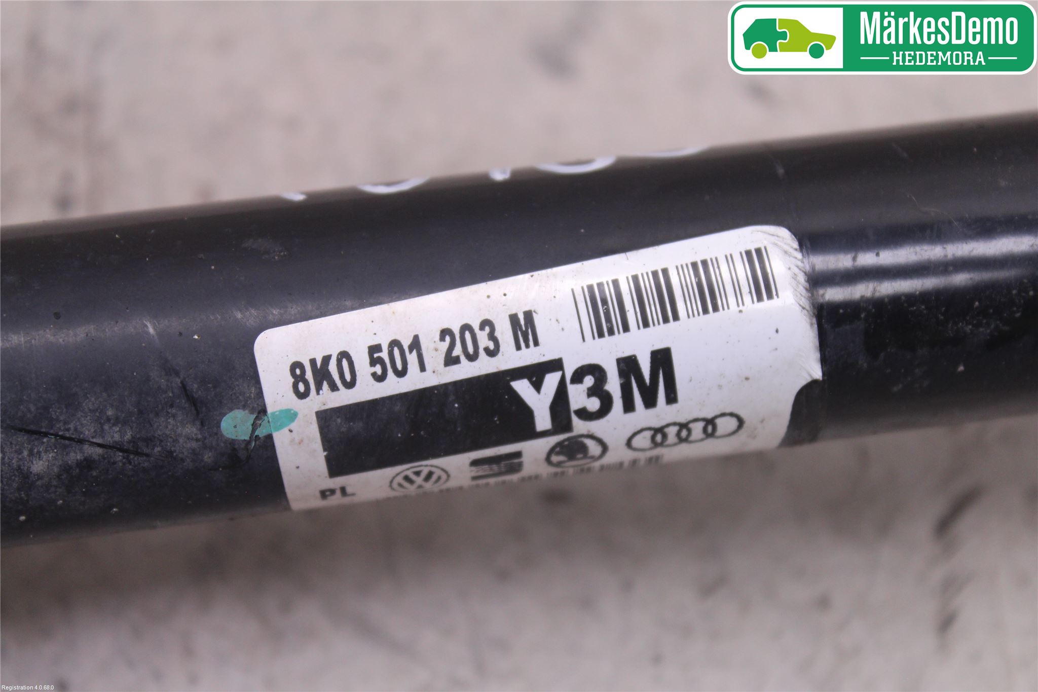 Audi A4 12-15 Drivaxel Bak Höger