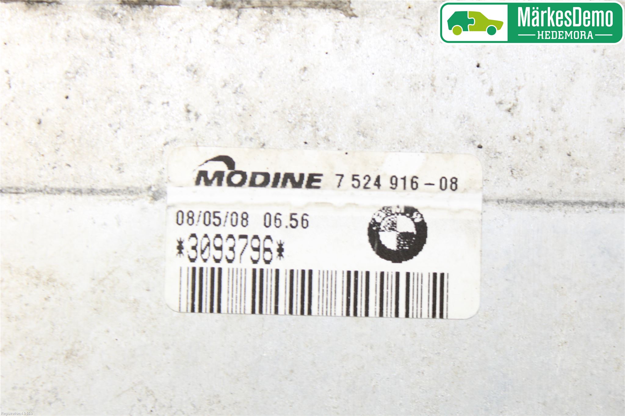 BMW 1 E87/81 5D/3D 03-11 Laddluft-Intercooler Kyl