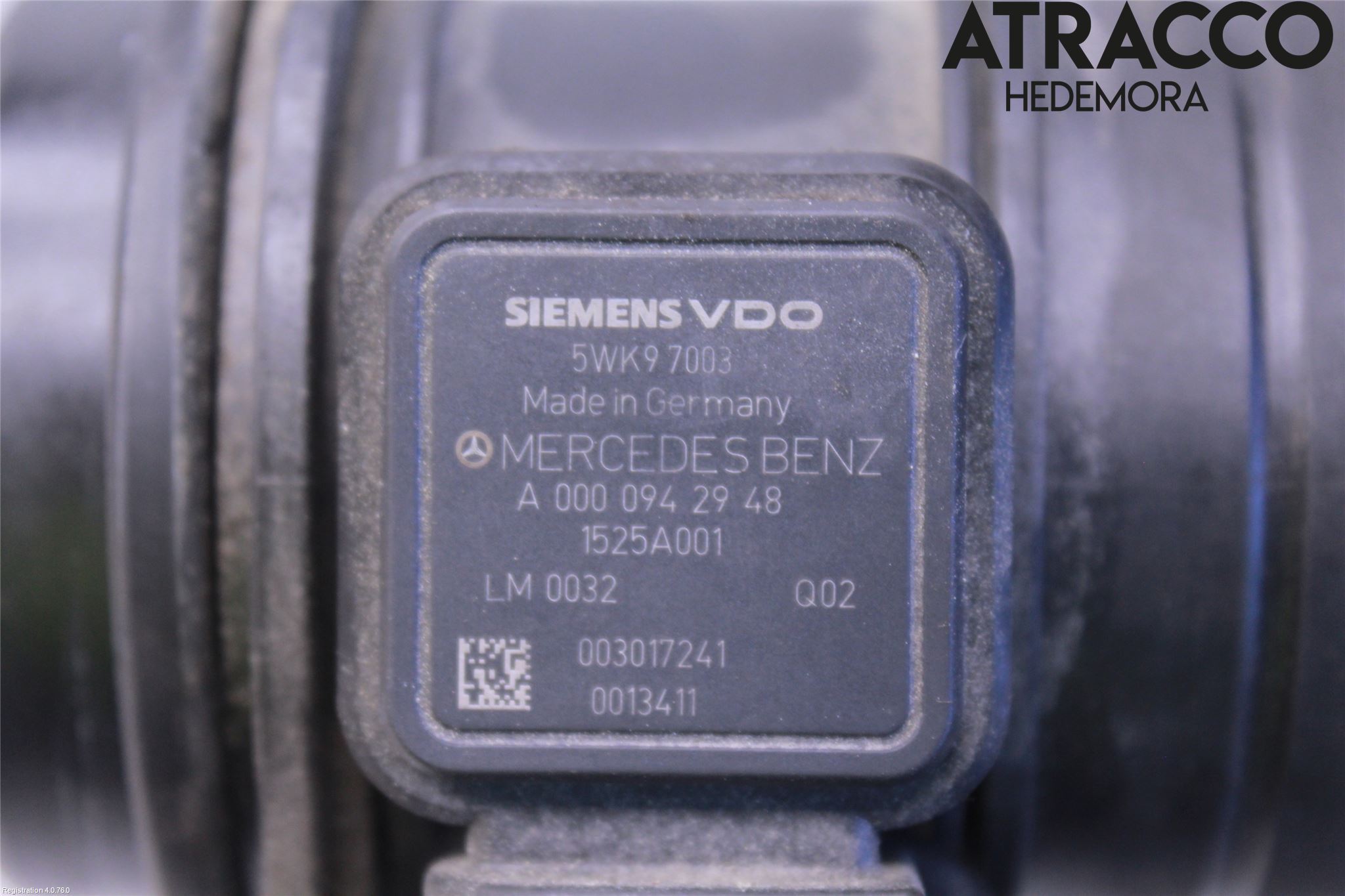 Mercedes-Benz MB B-KLASS (W245) 05-12 Injluftmassamätare