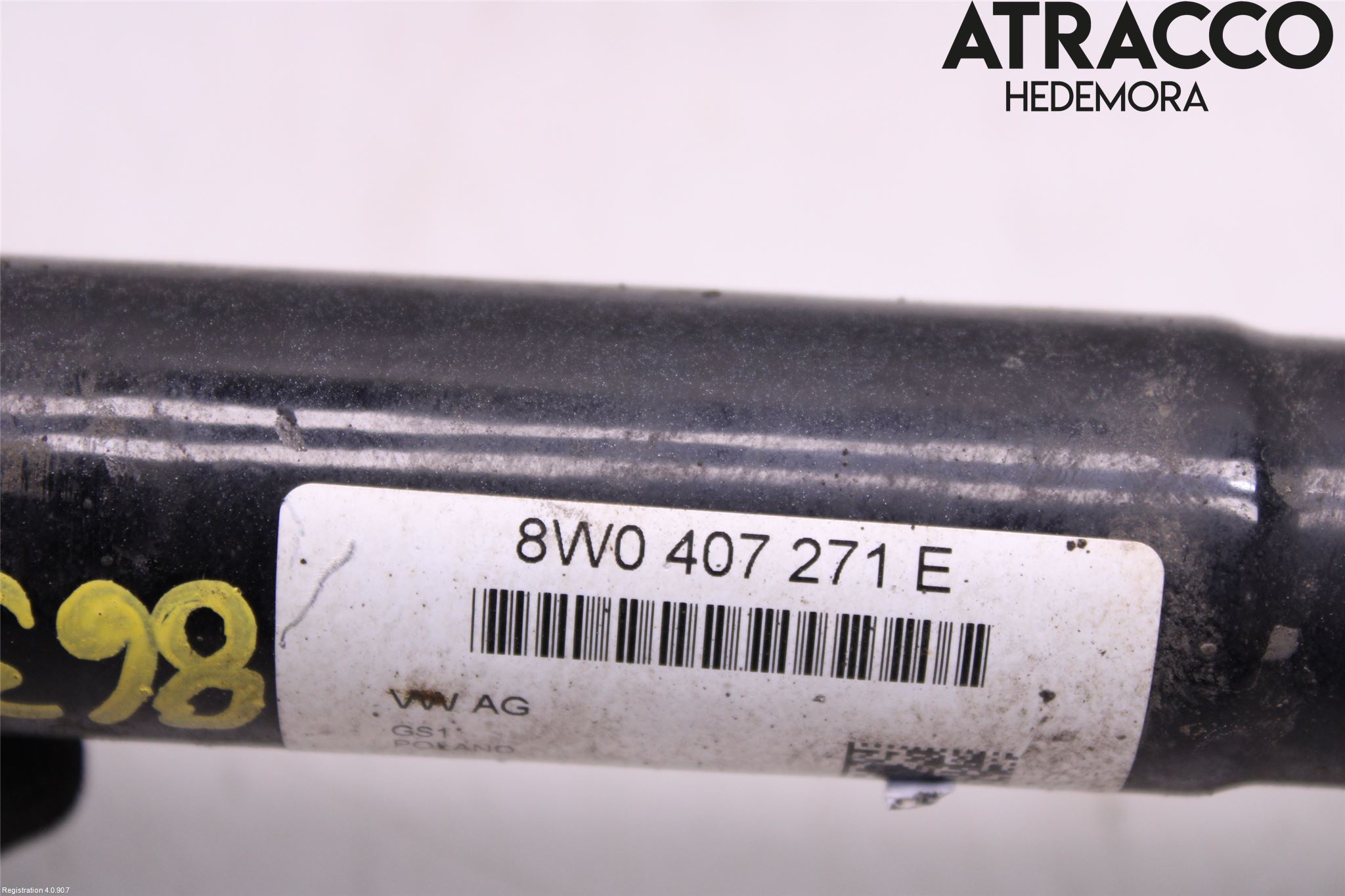 Audi A5 17- Drivaxel Fram Höger