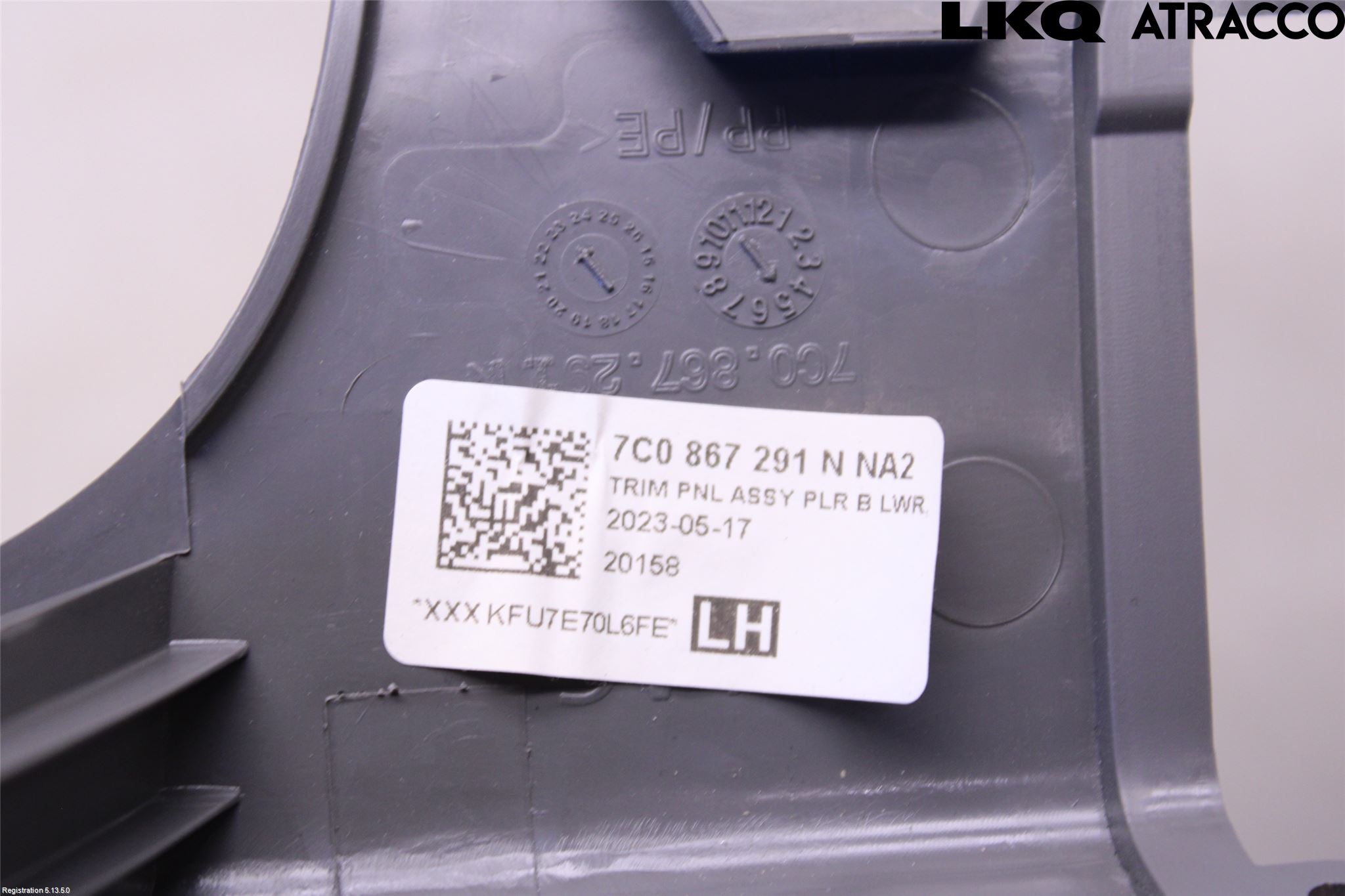 Volkswagen VW CRAFTER II / E-CRAFTER 17- Inr Plastd A-B-C Stolpe