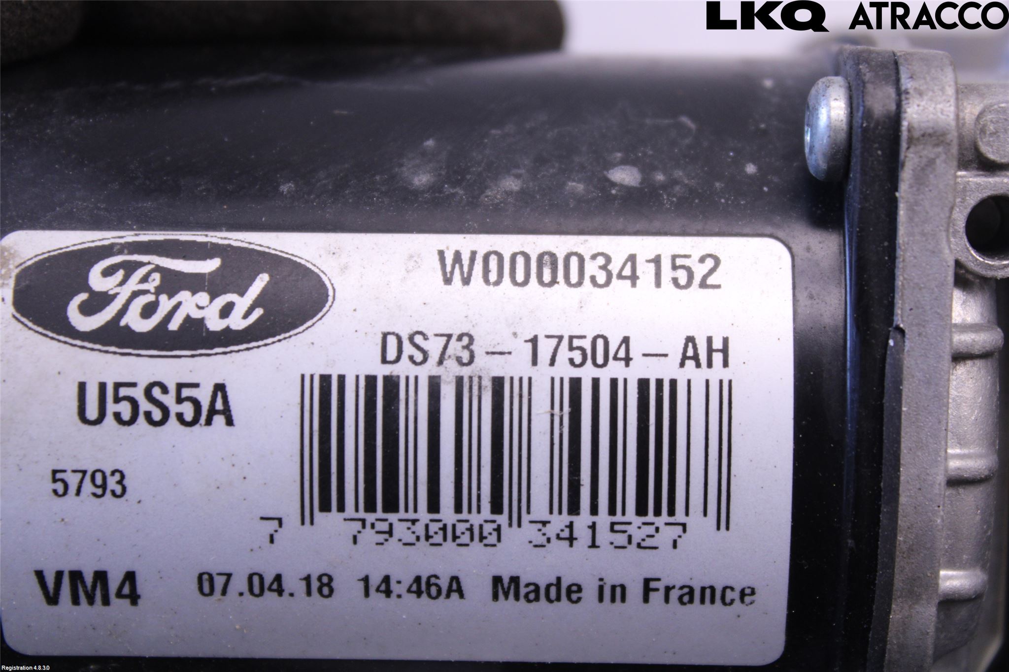 Ford MONDEO 15-22 Torkarmotor Vindruta