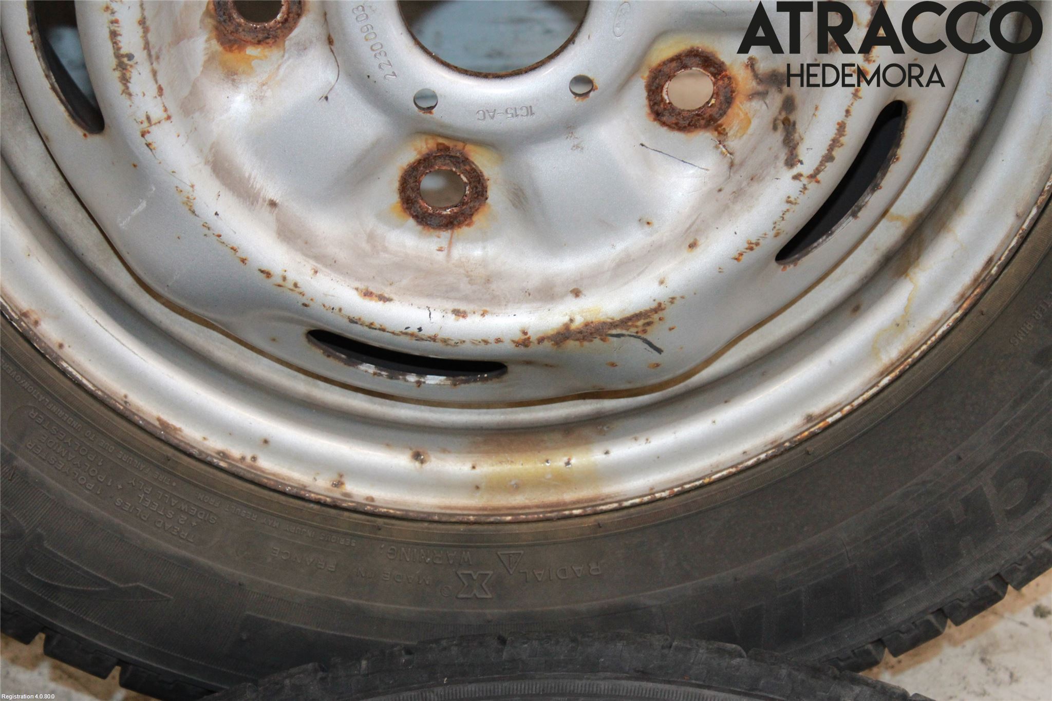 Ford TRANSIT    00-06 Sommardäck Plåtfälg 4St