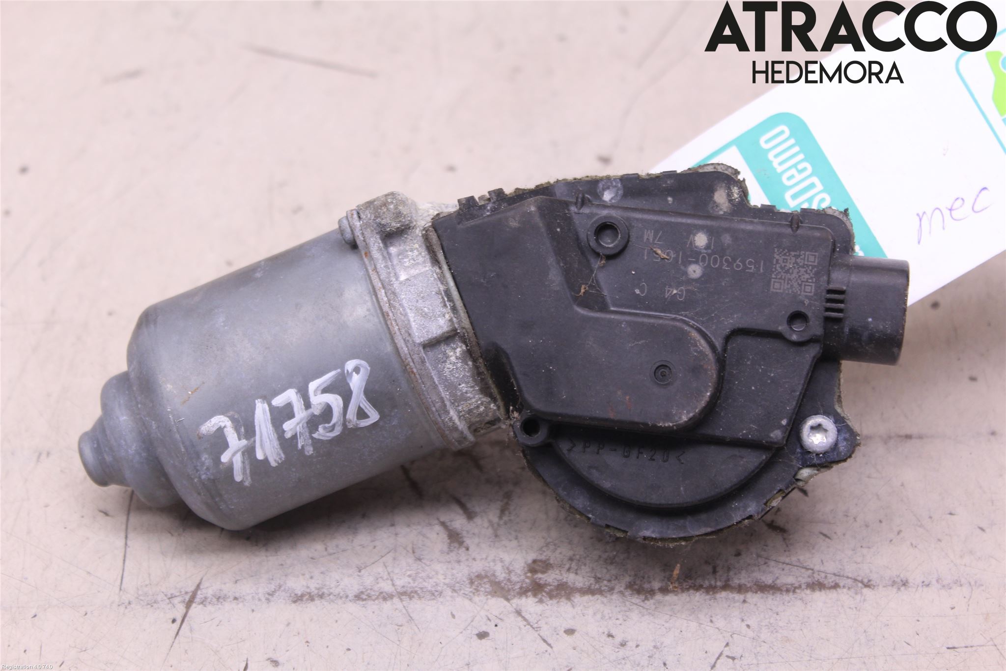 Mitsubishi OUTLANDER 07-12 Torkarmotor Vindruta