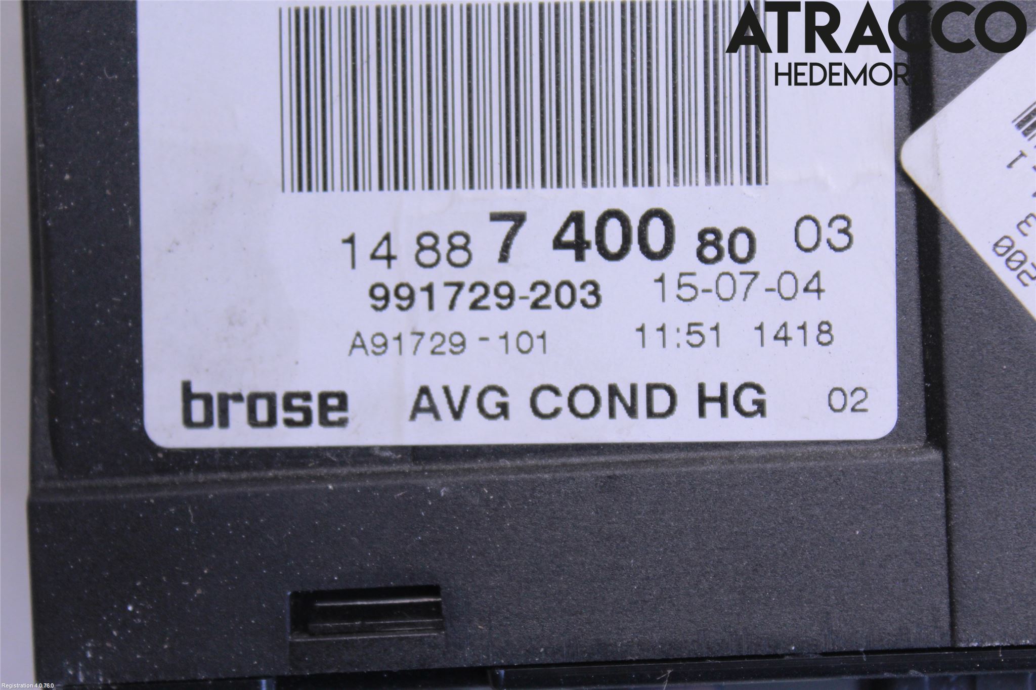 Citroen C8 Fönsterhissmotor