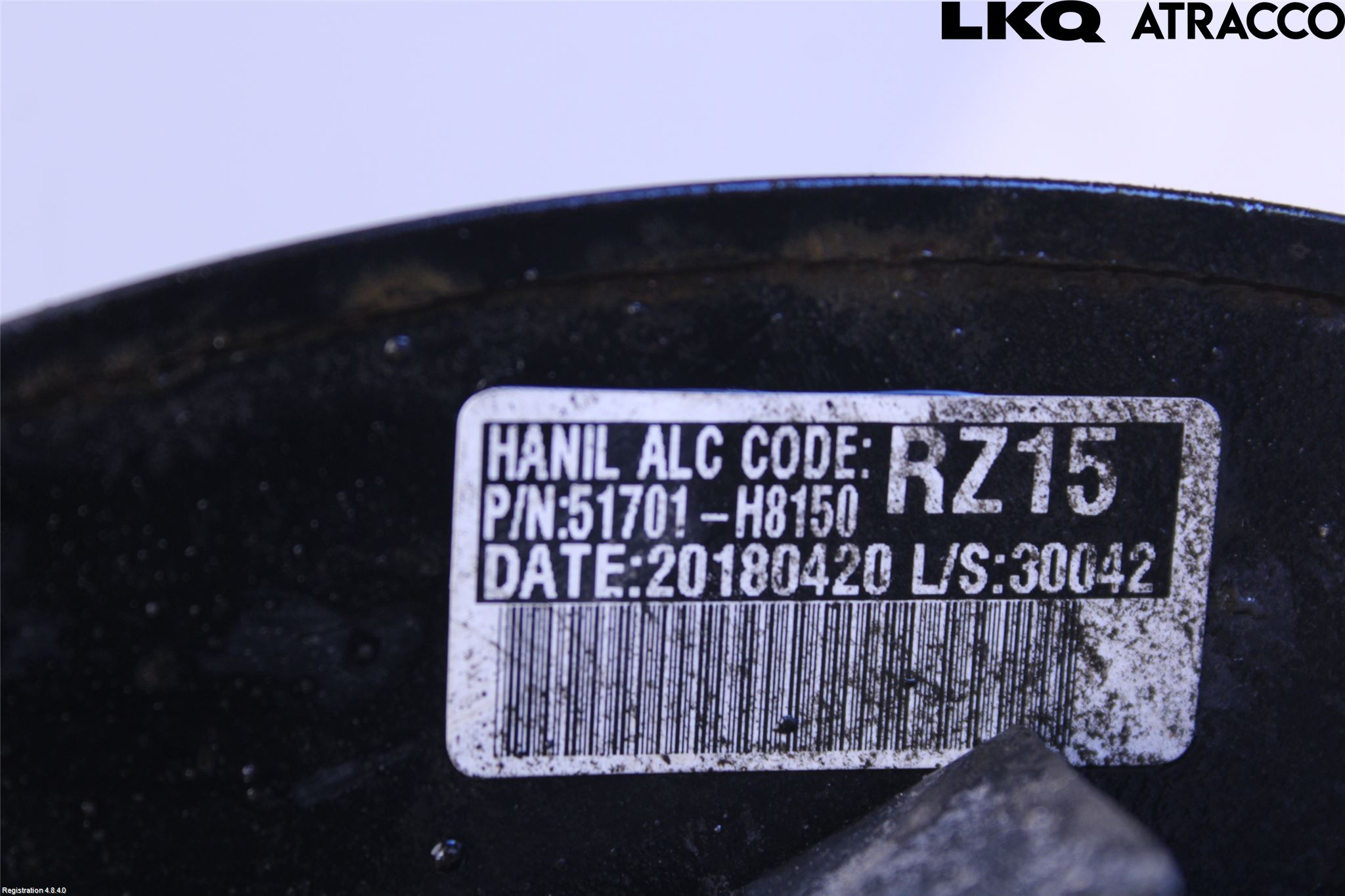 Kia RIO 17- Styrspindel Lagerhus Hö