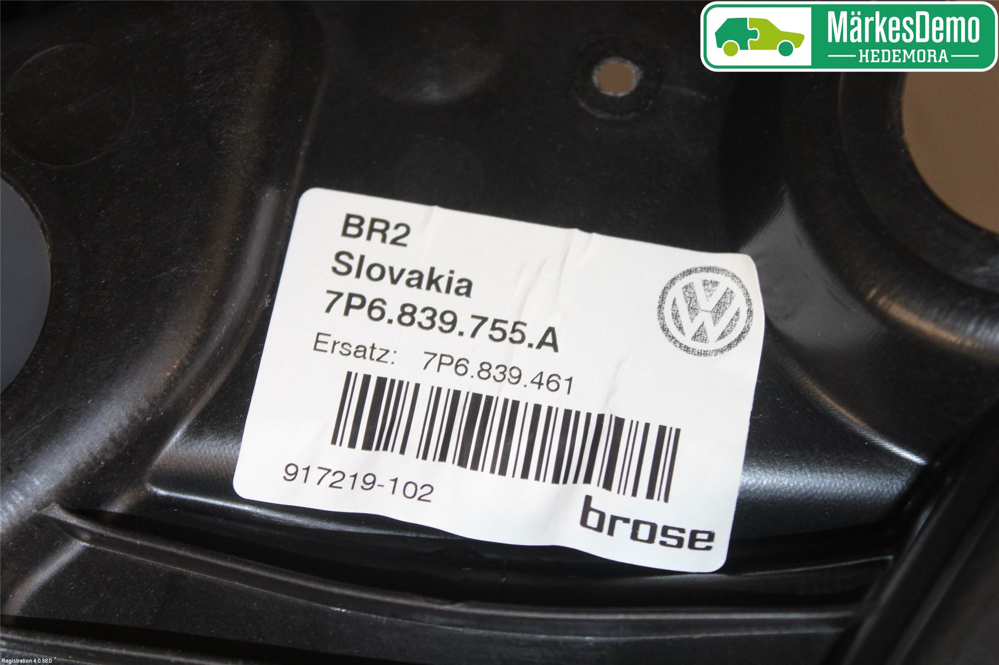 Volkswagen VW TOUAREG 7P 11-18 Fönsterhiss El Kompl