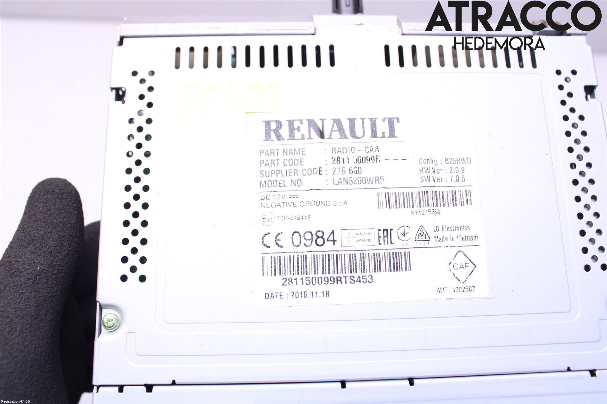 Nissan NV300 16-22 Cd Radio - Multimediapanel