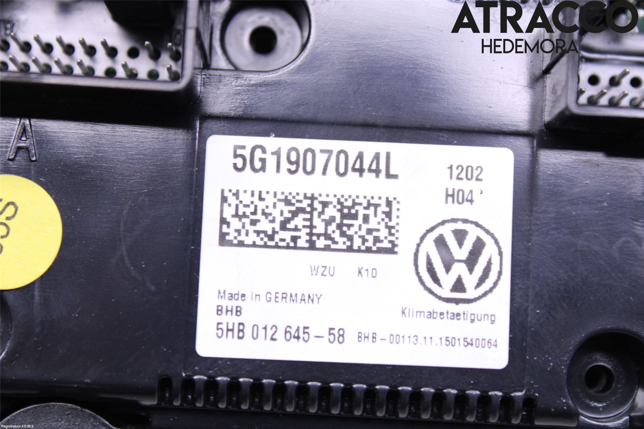 Volkswagen VW PASSAT 15-19 Ac Styrenhet Ac Manöveren