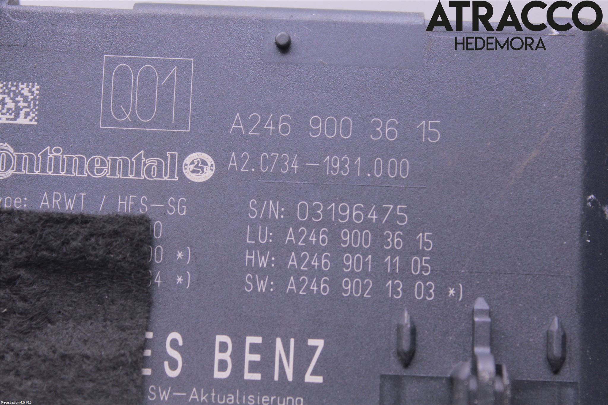 Mercedes-Benz MB CLA-KLASS (C117/X117) 13-19 Styrenhet Baklucka