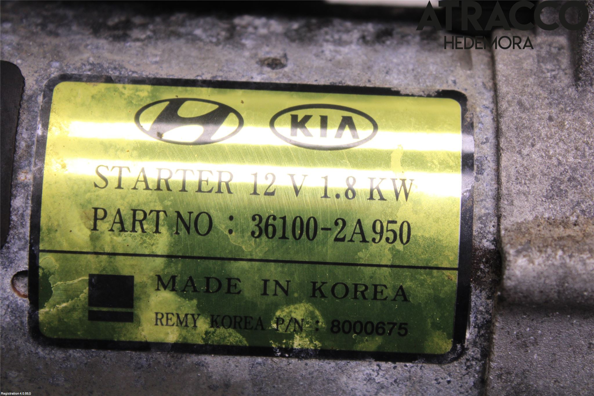 Kia OPTIMA 16-20 Startmotor Diesel