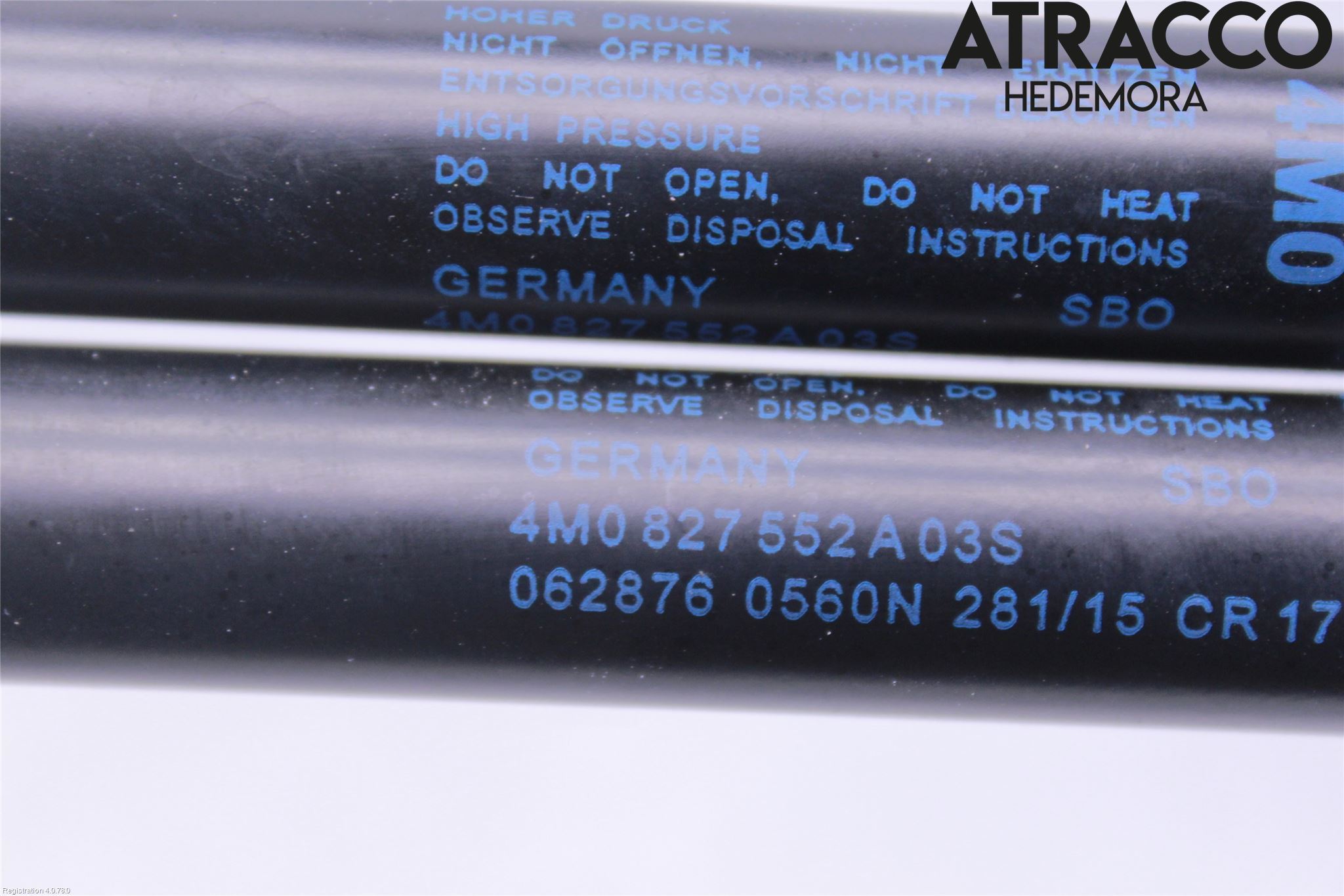 Audi Q7/SQ7 Gasfjäder Motorhuv