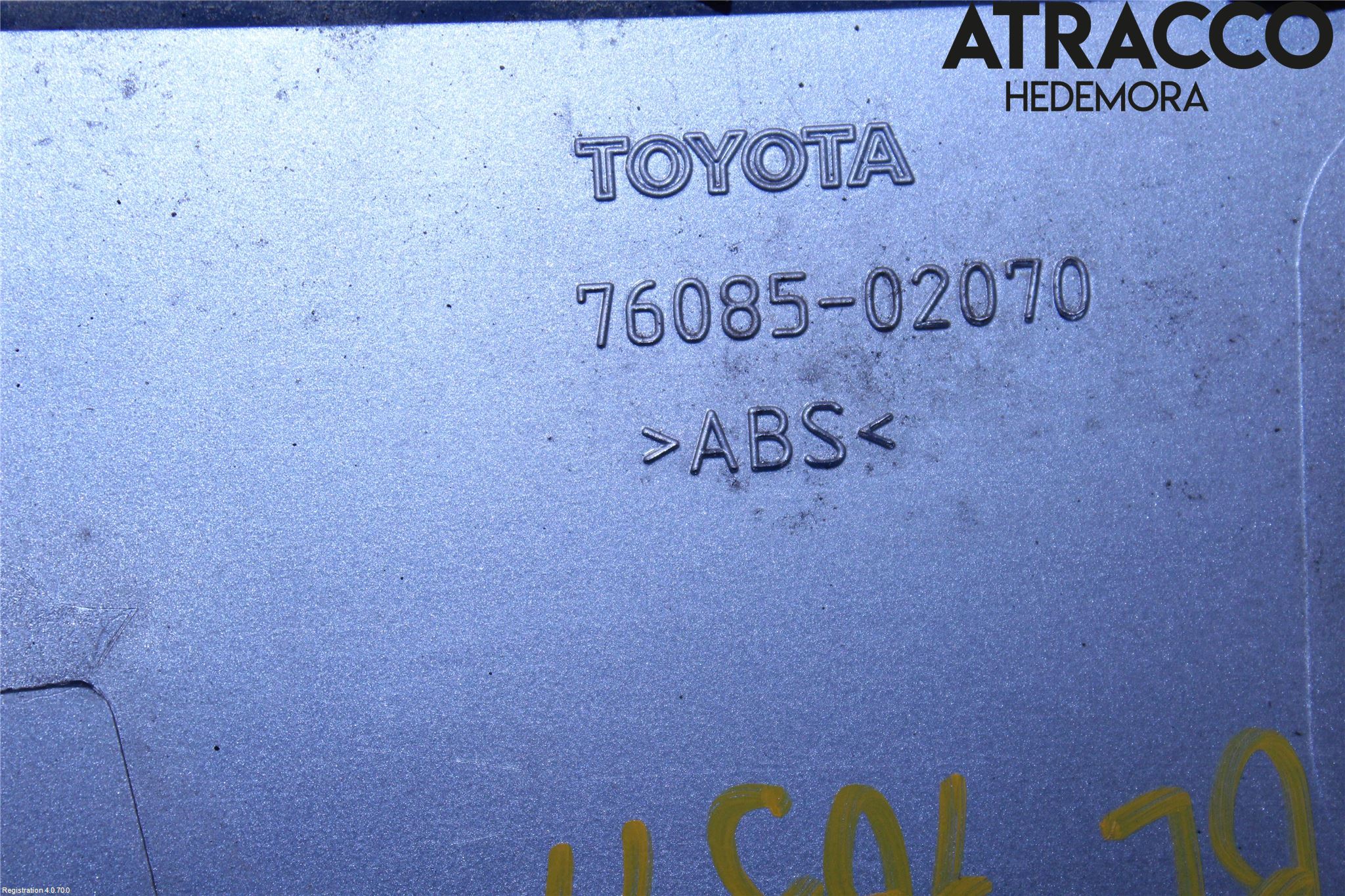 Toyota AURIS 07-09 Spoiler Baklucka