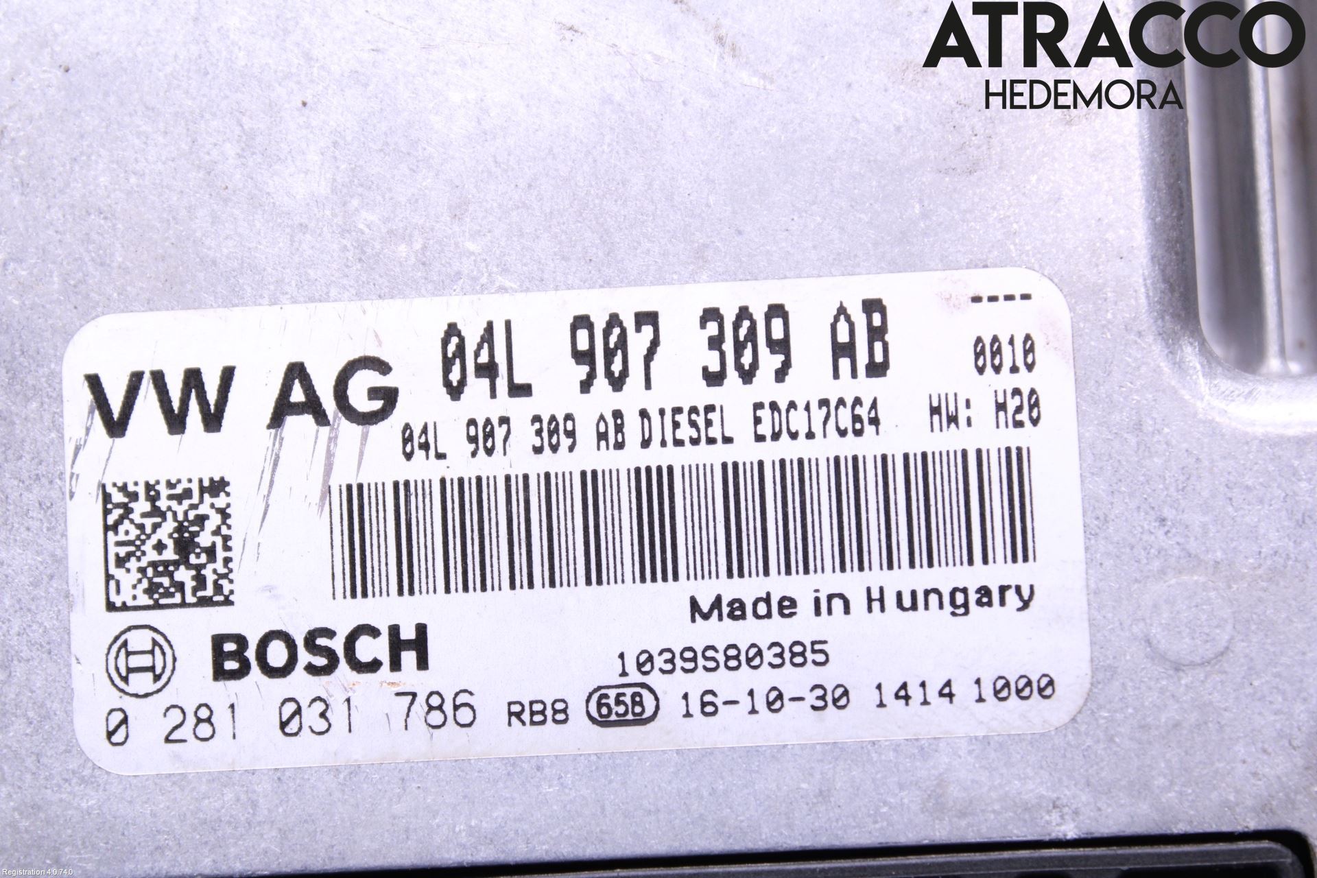 Audi Q3 8U 12-18 Styrenhet Inspump Diesel