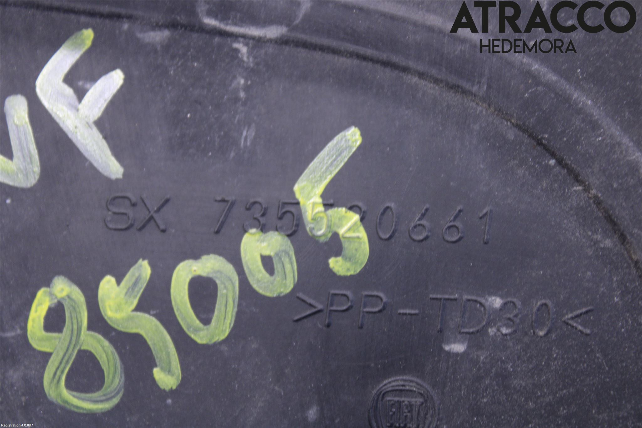 Fiat PANDA 12- Dimljussarg Fram