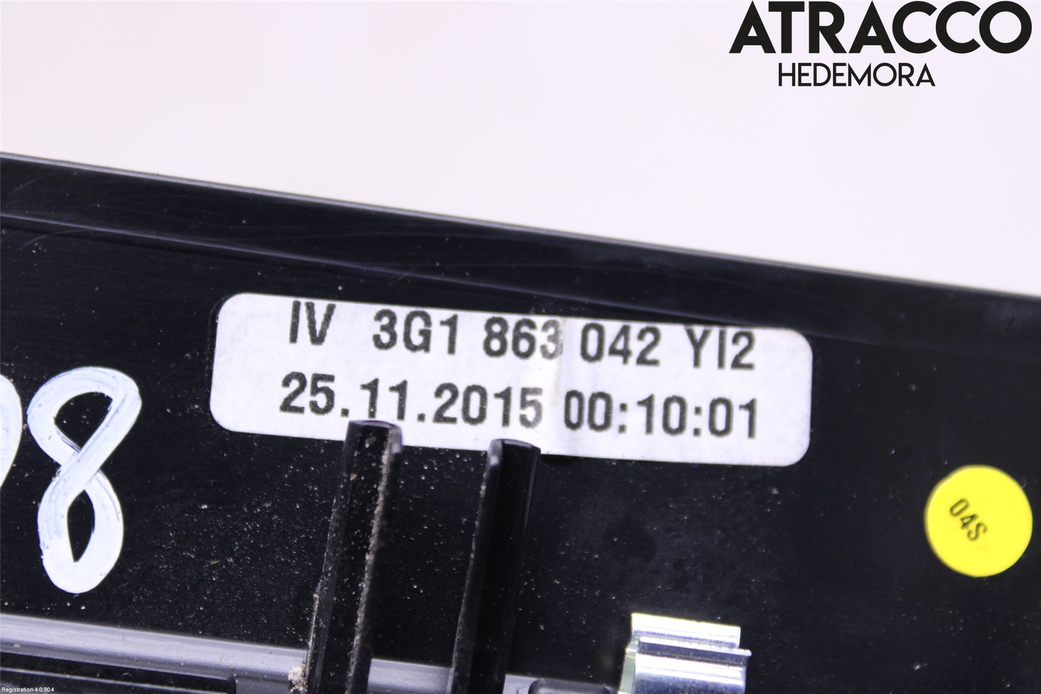 Volkswagen VW PASSAT 15-19 Instrumentsarg