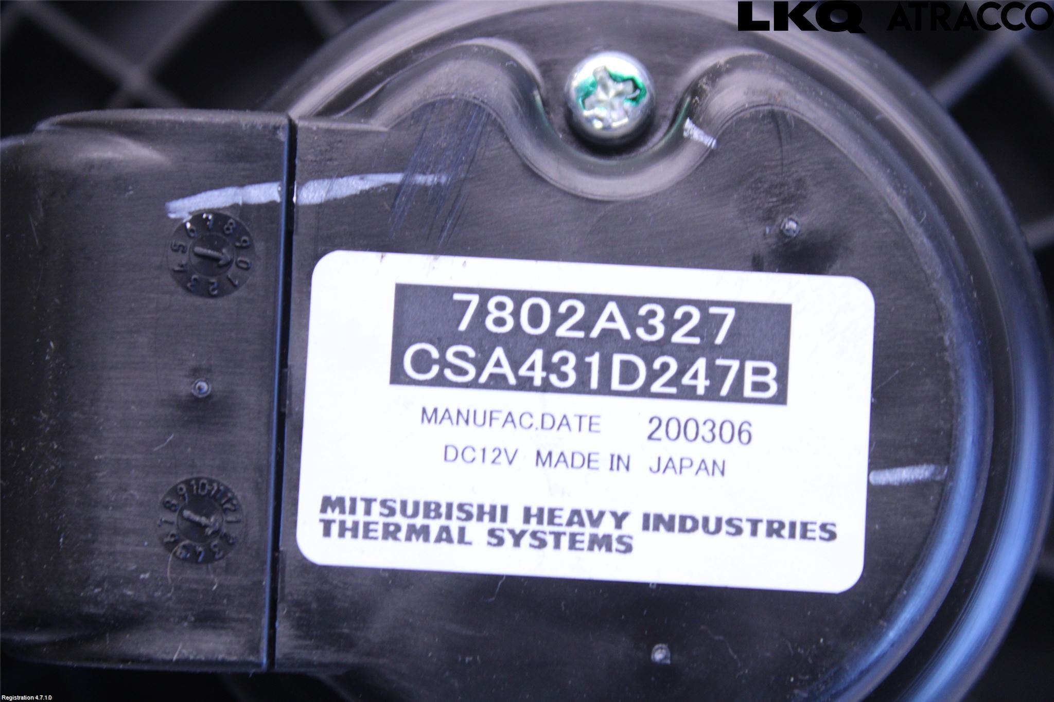 Mitsubishi OUTLANDER 13-21 Ac Värmefläkt