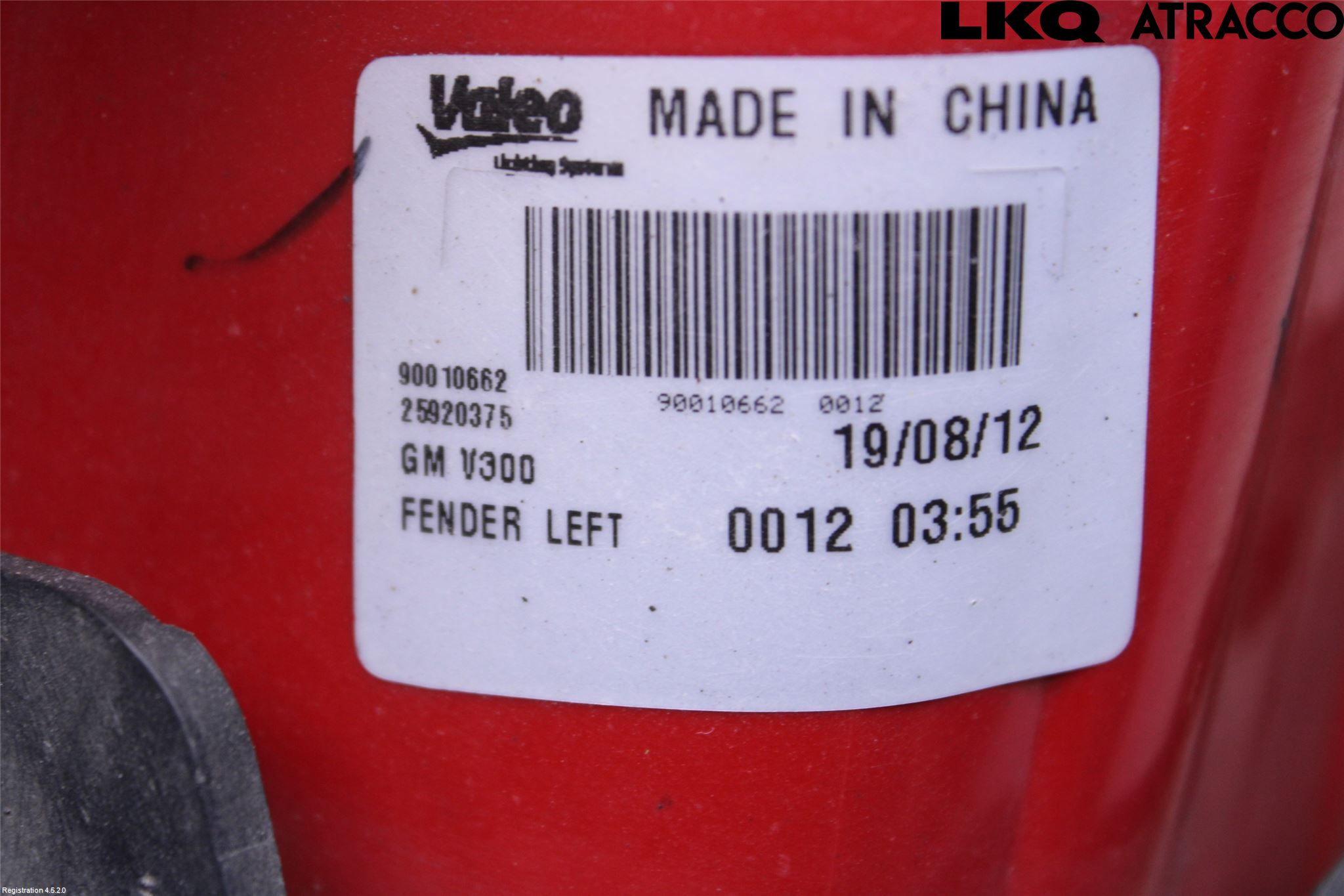 Chevrolet MALIBU Bakljus Vänster