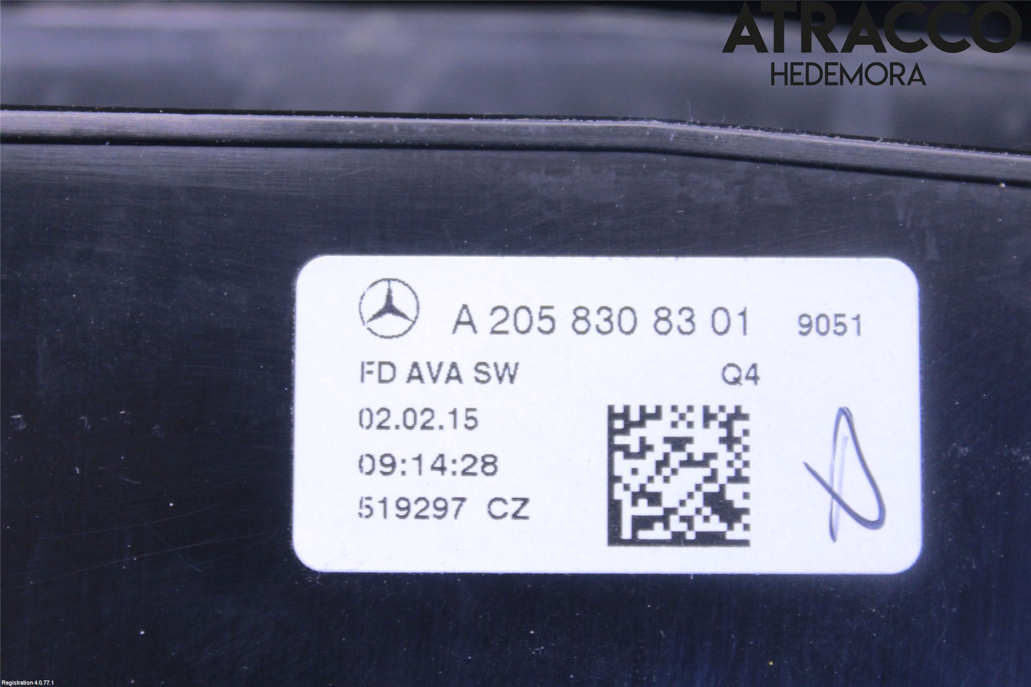 Mercedes-Benz MB C-KLASS (W205) 14-21 Defrosterkanal-Munstycke