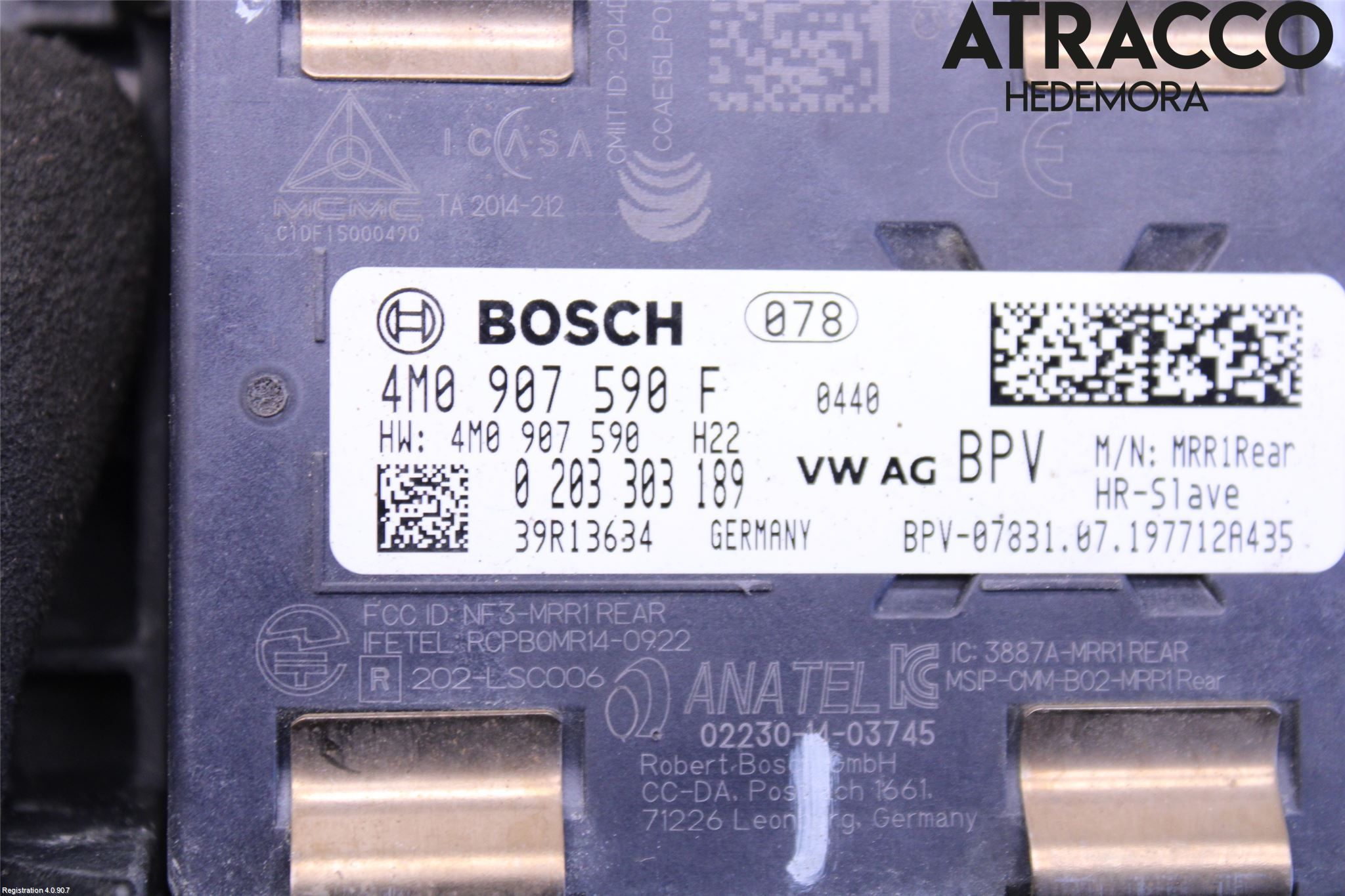 Audi A4 ALLROAD 17- Sensor Aktivt Kollisionsskydd