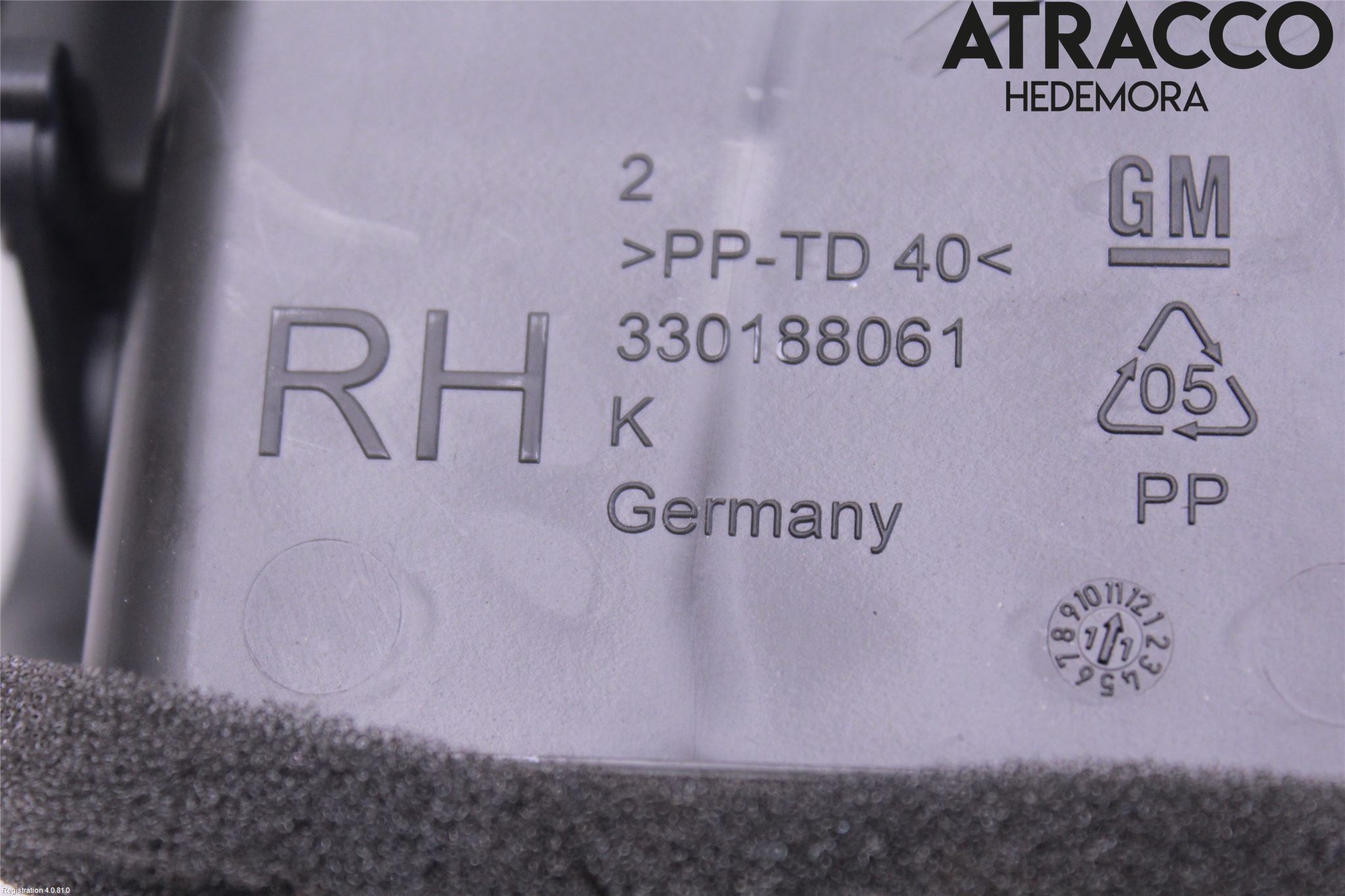 Opel ZAFIRA C 12-19 Defrosterkanal-Munstycke