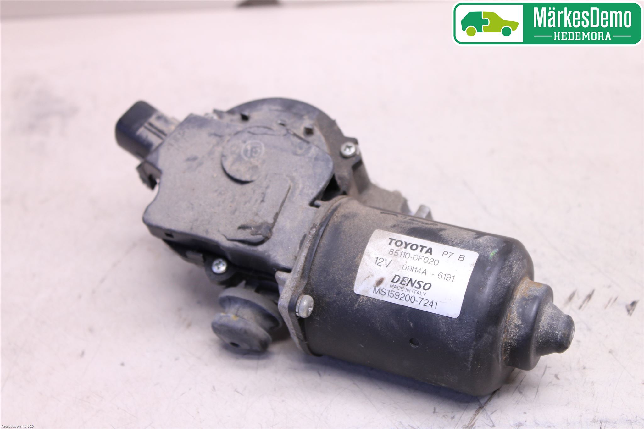 Toyota COROLLA VERSO 08-09 Torkarmotor Vindruta