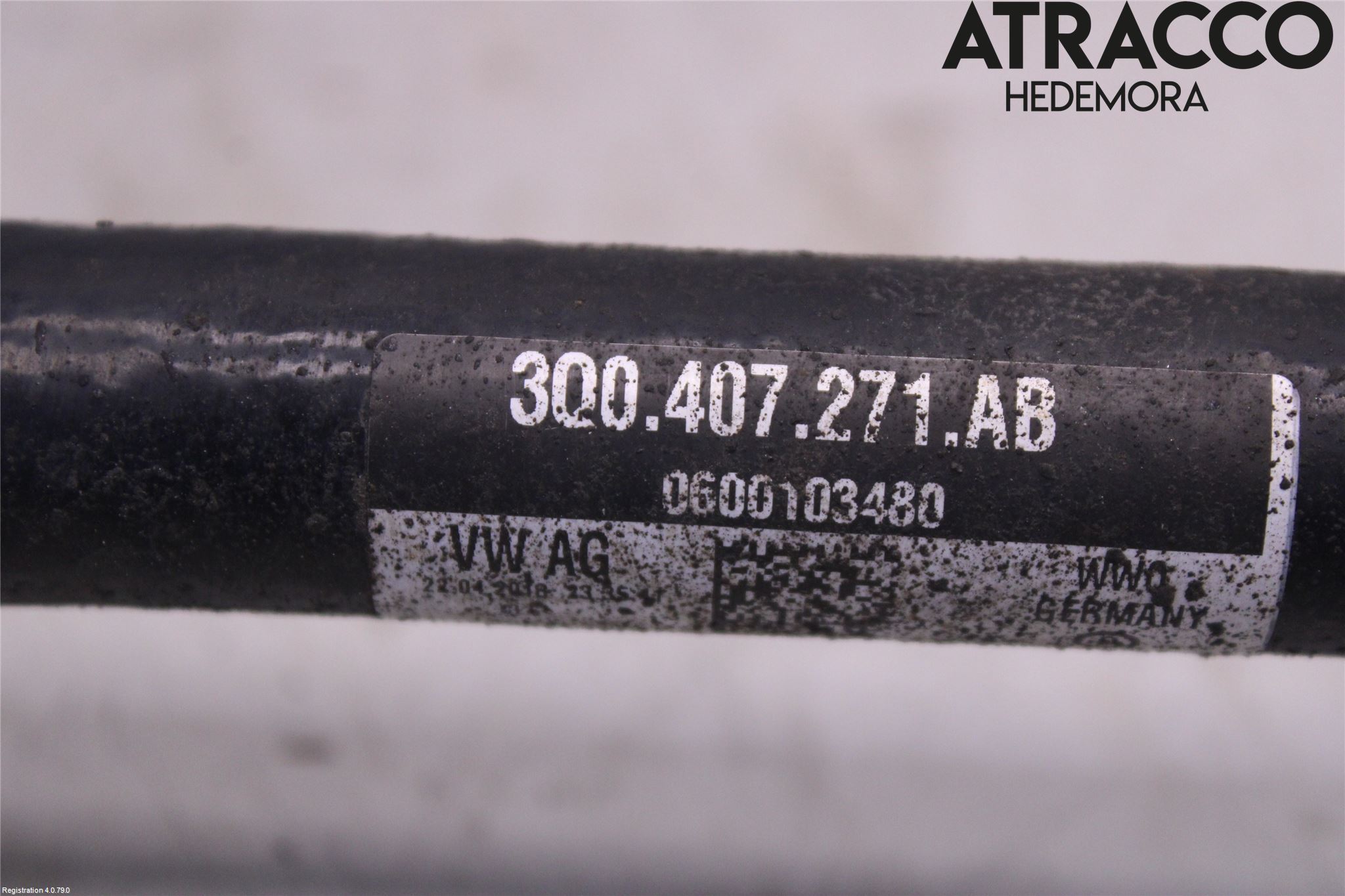 Volkswagen VW TIGUAN 16-24 Drivaxel Fram Vänster
