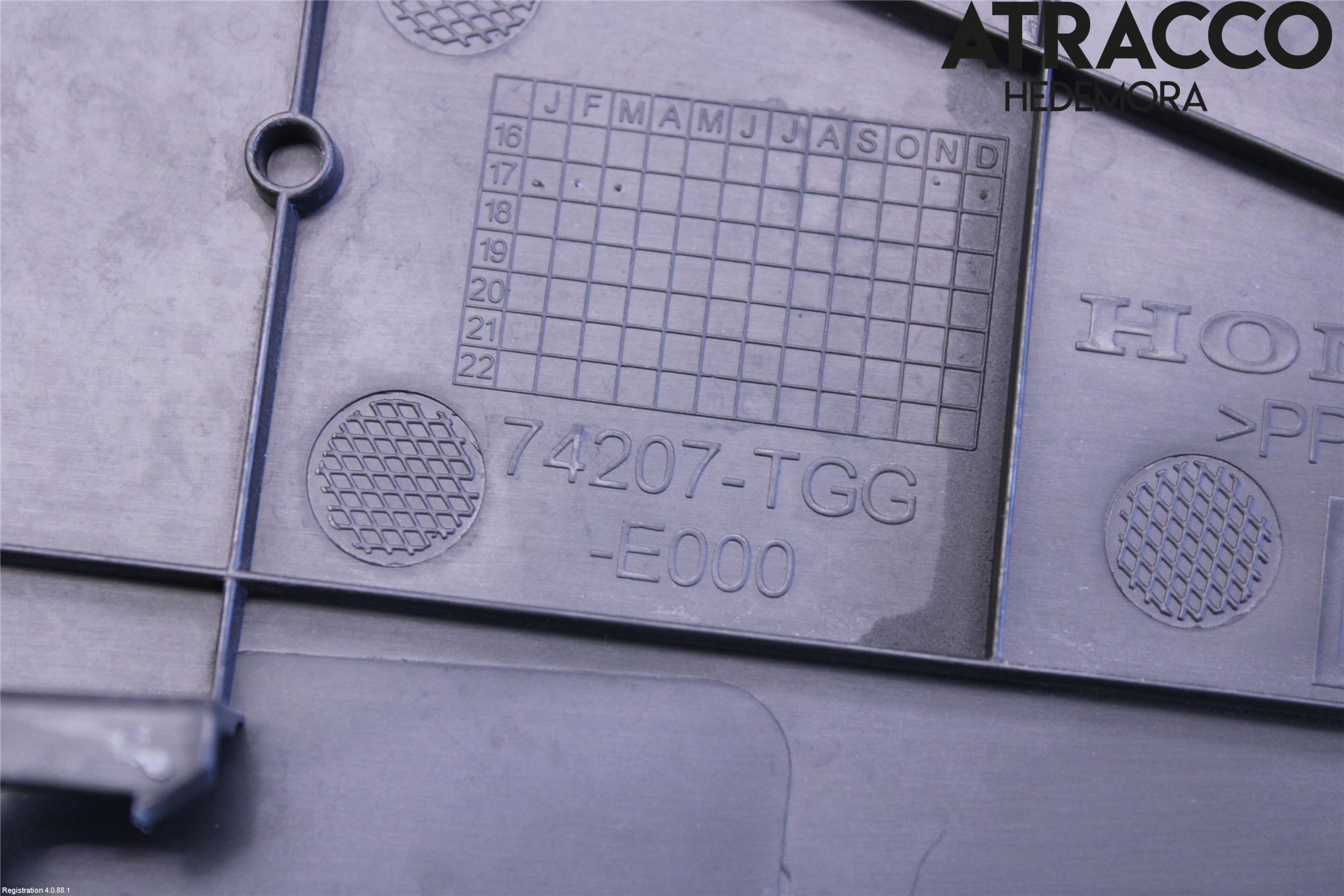 Honda CIVIC 17-22 Frontplåt