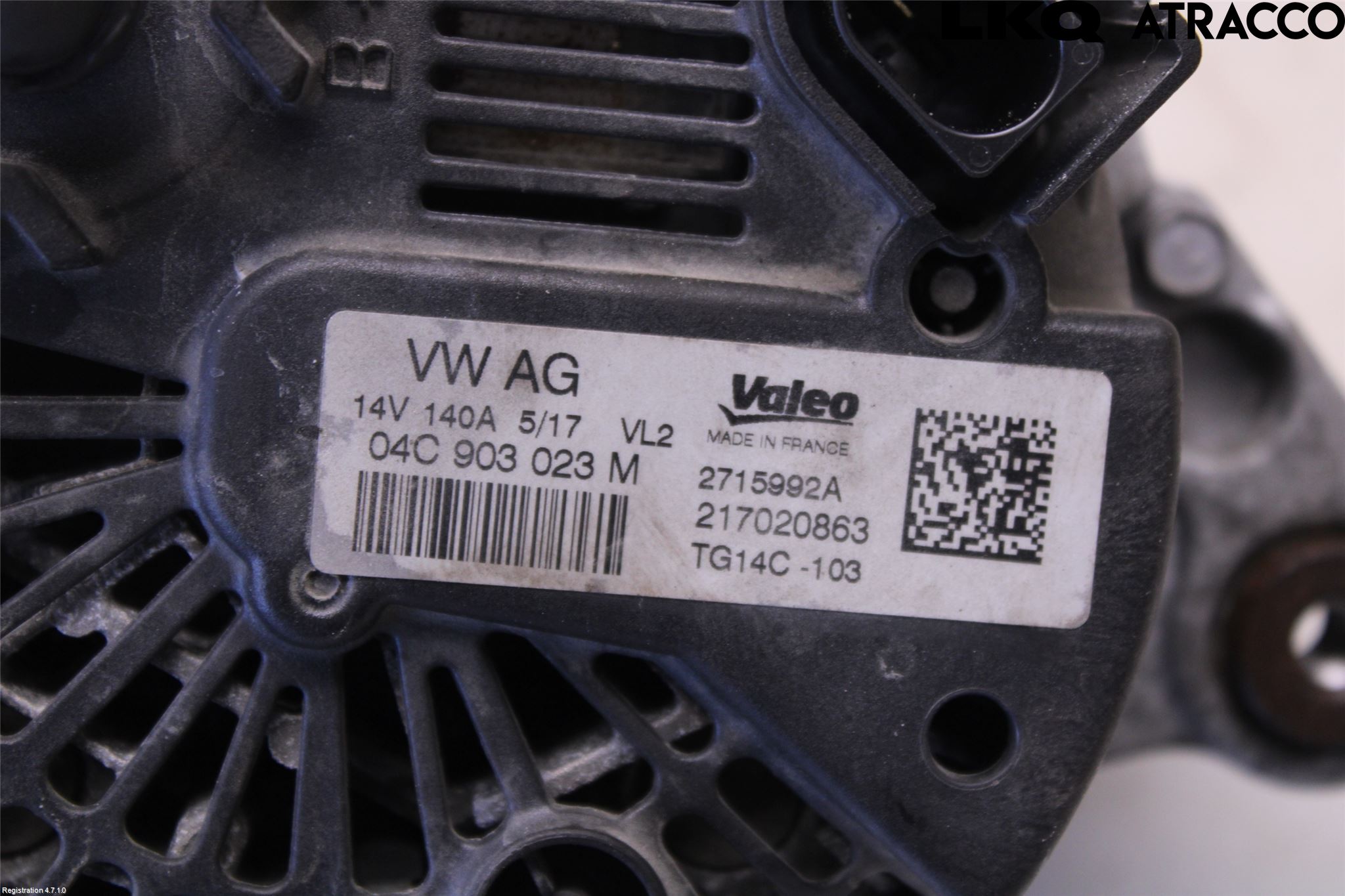 Volkswagen VW TOURAN 16- Generator