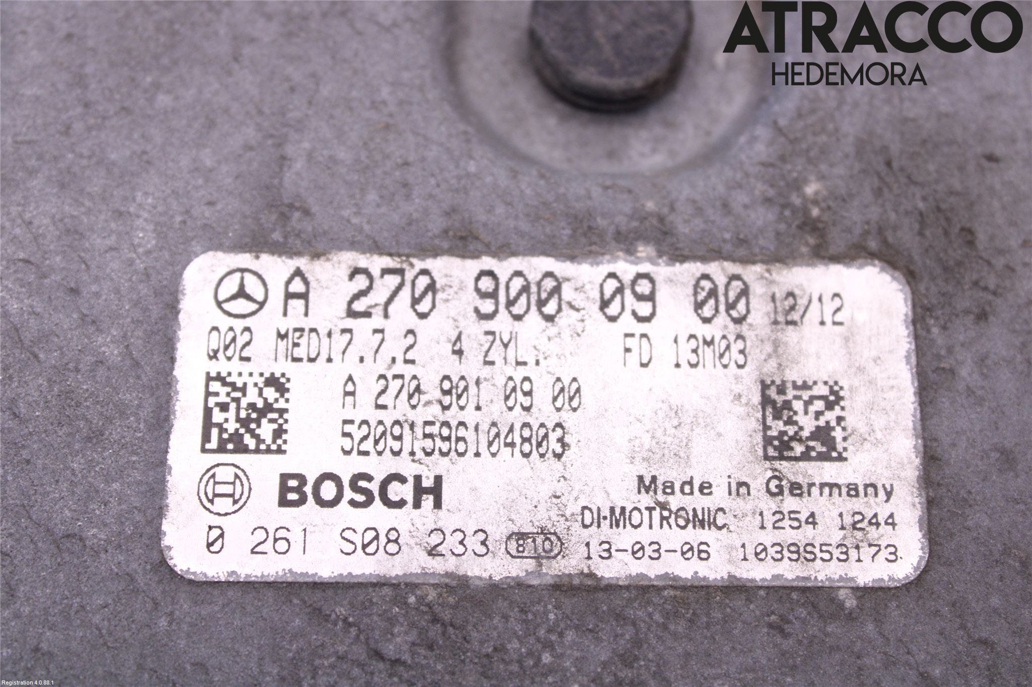 Mercedes-Benz MB A-KLASS (W176) 13-18 Styrenhet Insprut Bensin