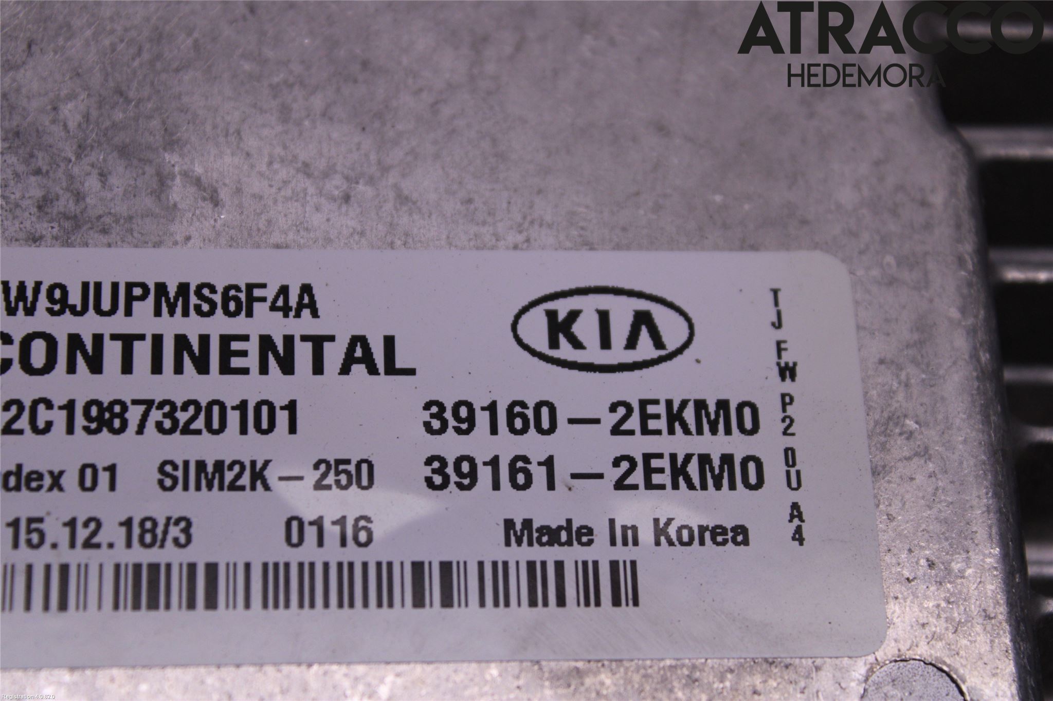 Kia OPTIMA 16-20 Styrenhet Insprut Bensin