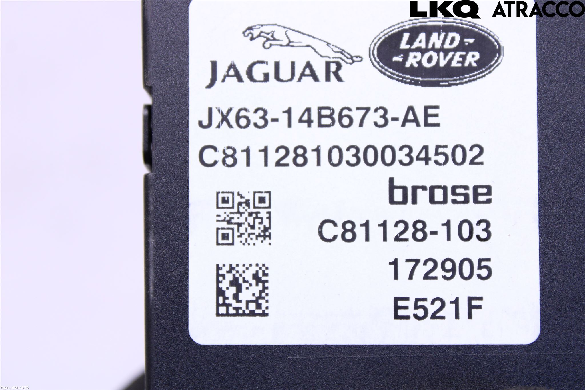 Jaguar XF (X260) 16-24 Styrenhet Baklucka