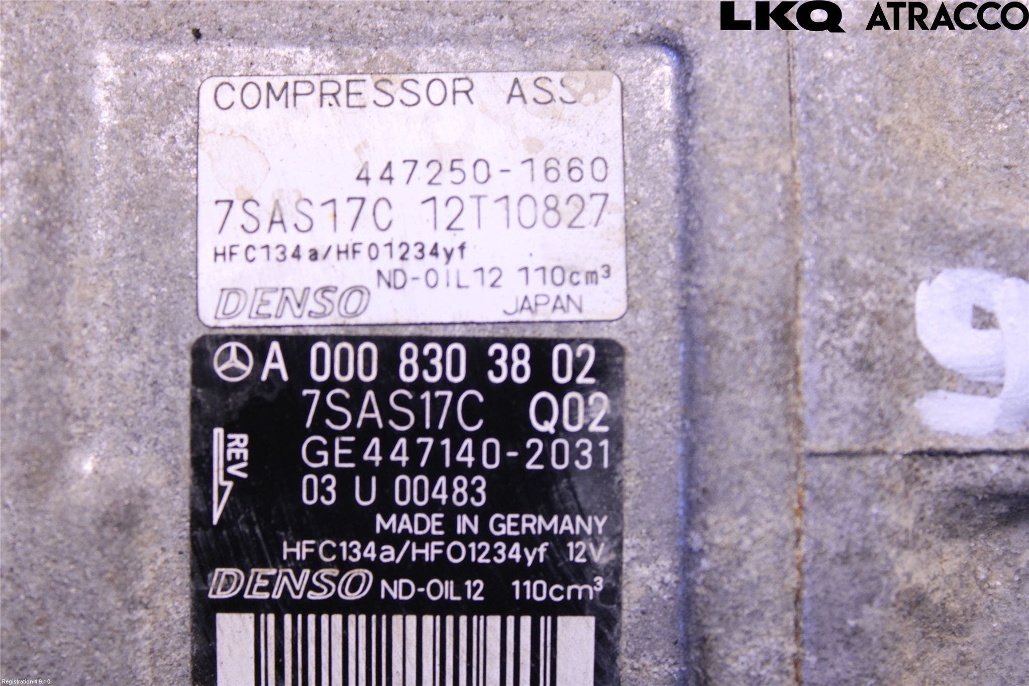 Mercedes-Benz MB ML/GLE-KLASS (W166) 12-18 Ac Kompressor