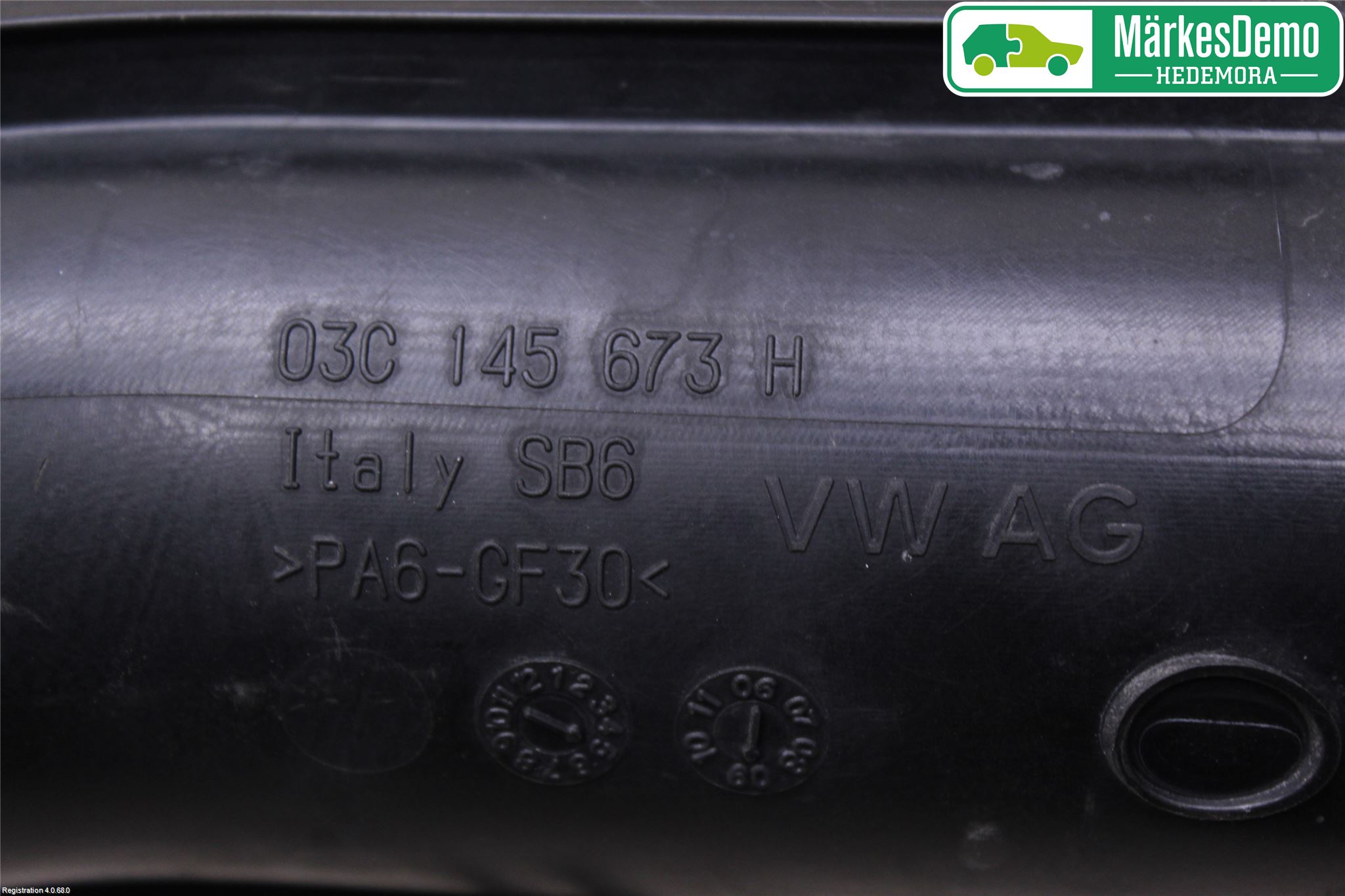 Volkswagen VW GOLF VI 09-13 Laddluft-Intercoolerrör