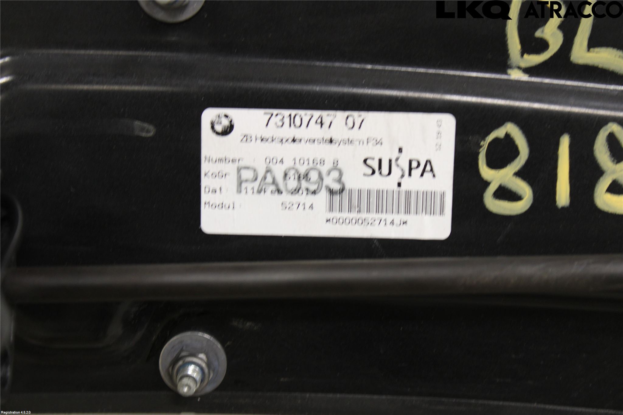 BMW 3 F30/F31/F80 12-19 Spoiler Baklucka