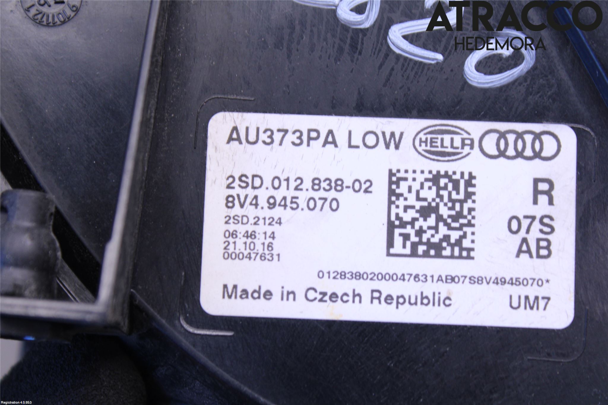 Audi A3/S3 8V 13-20 Bakljus Höger